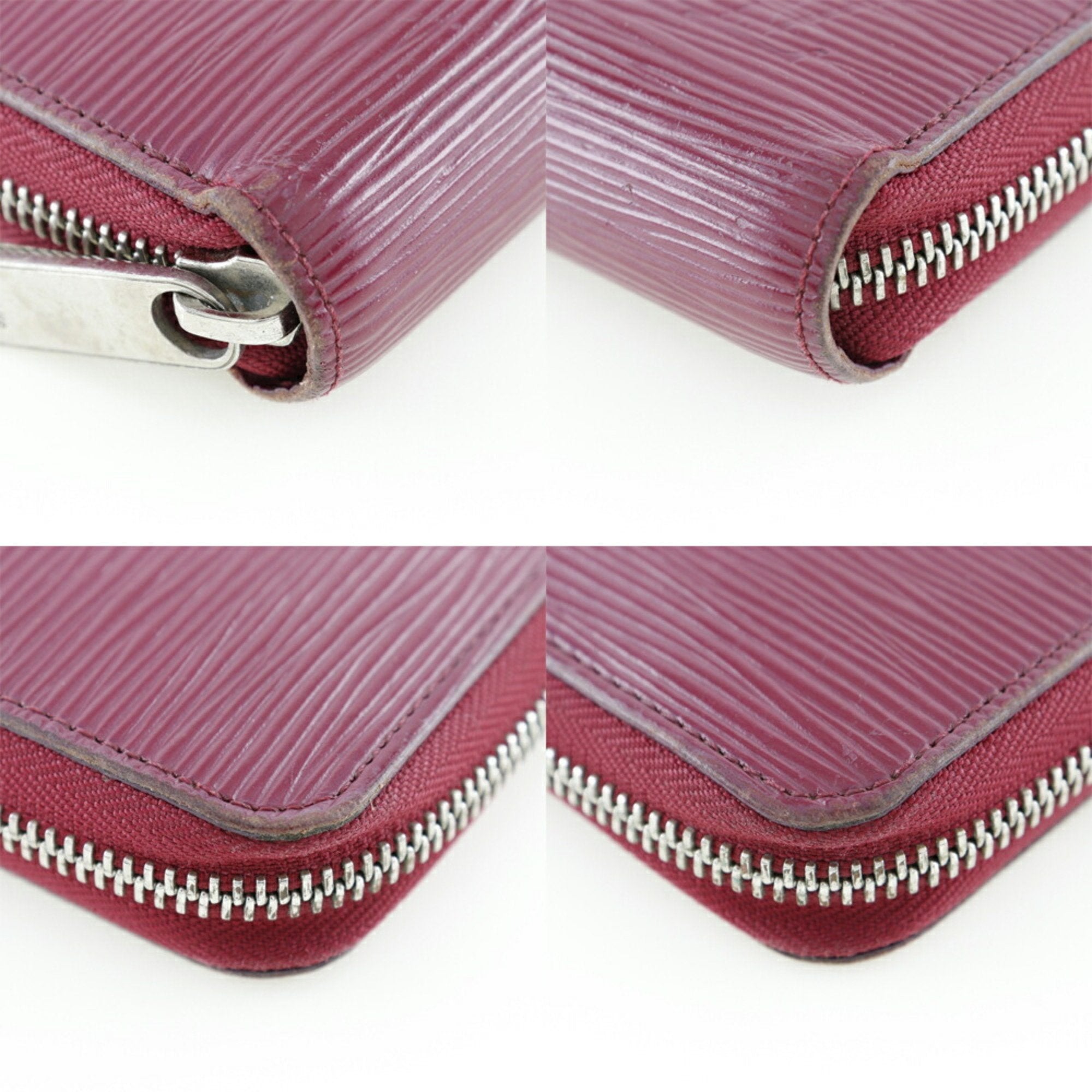 Louis Vuitton Red Color Epi Leather Coin Purse/Coin Case (Pre-Owned)
