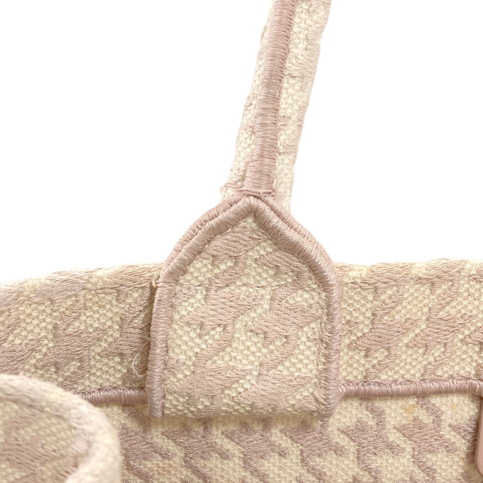 Christian Dior Pink Canvas Tote Bag (Pre-Owned)