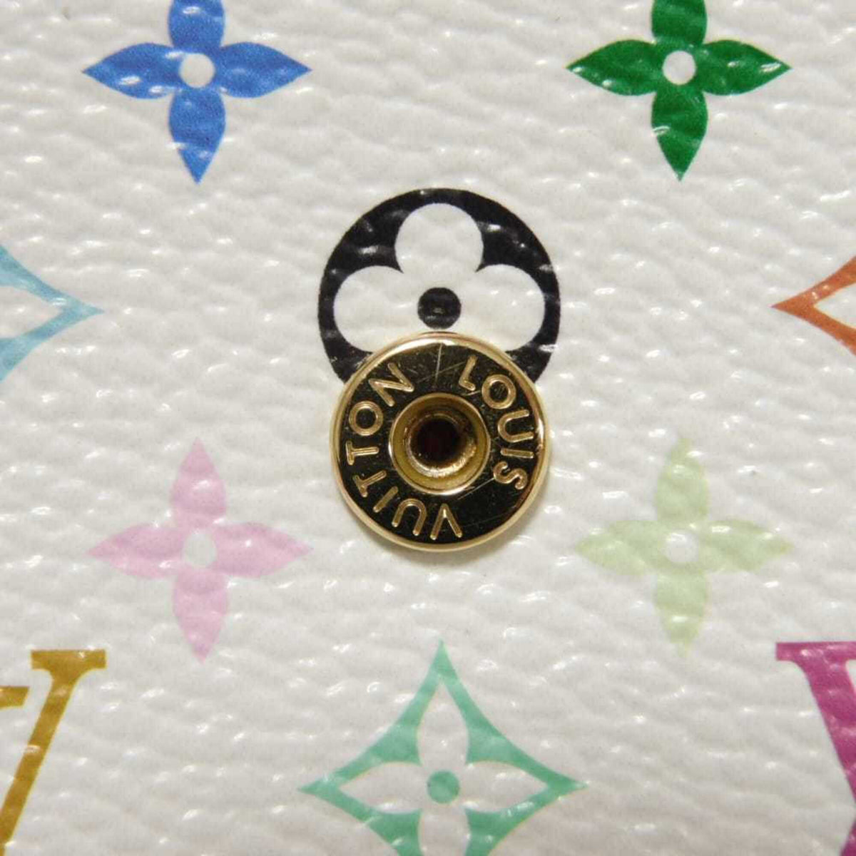 Louis Vuitton Monogram Multicolore Pink White Monogram Multicolore Canvas Wallet (Bi-Fold) (Pre-Owned)