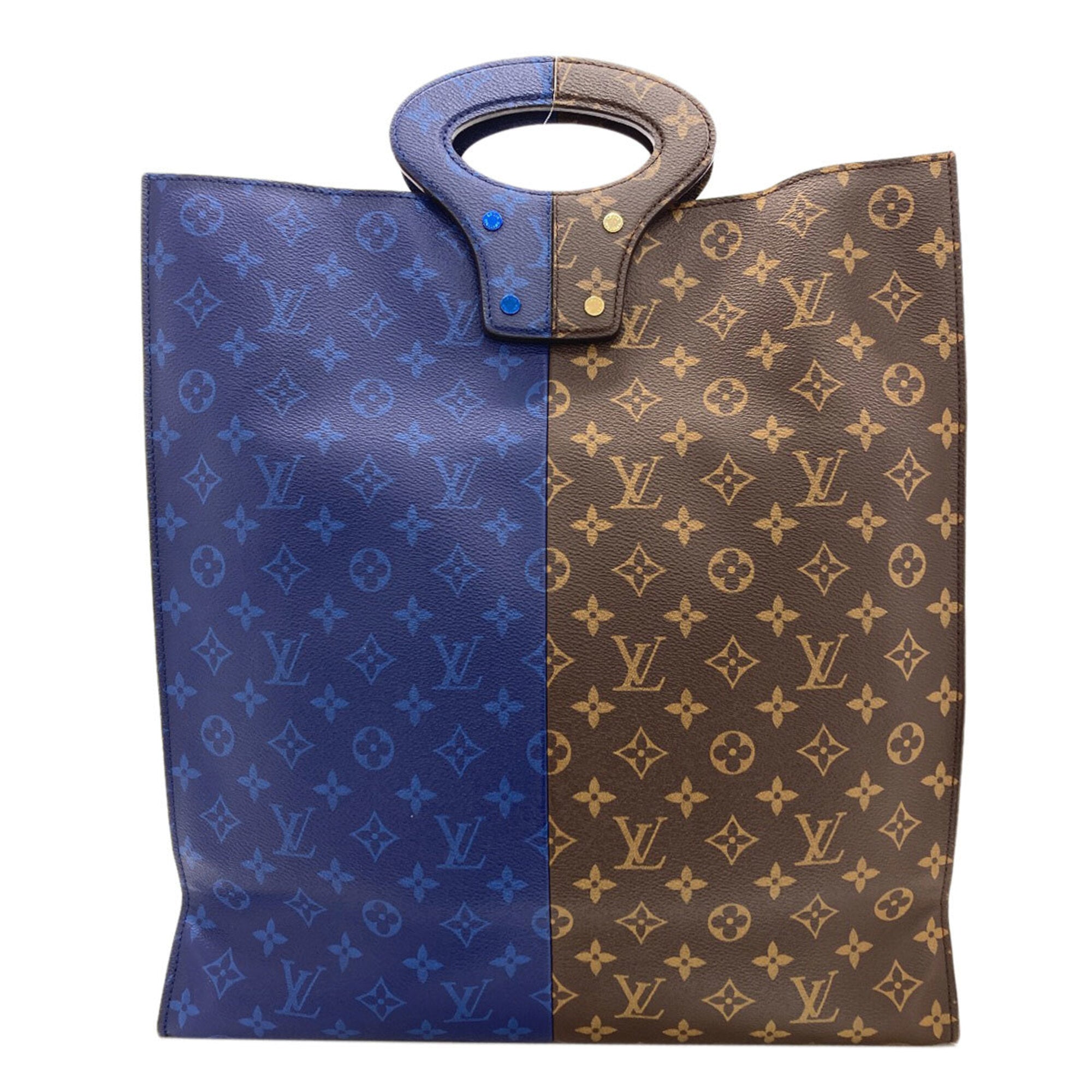 Louis Vuitton Blue Monogram Monogram Handbag (Pre-Owned)