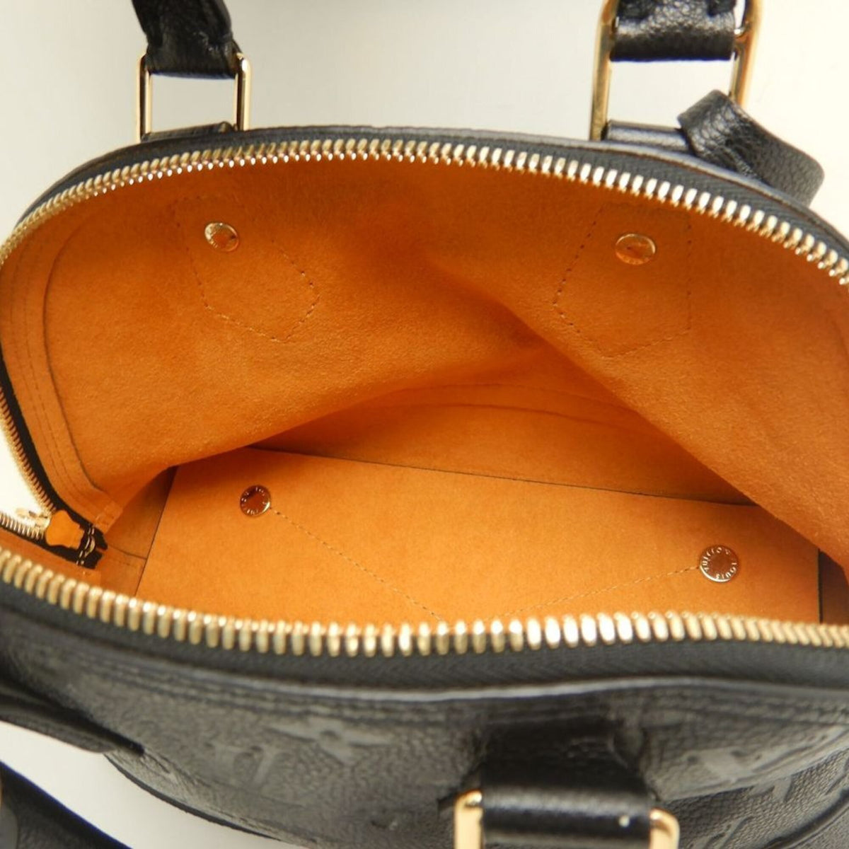 Louis Vuitton Noir Monogram Empreinte Handbag (Pre-Owned)