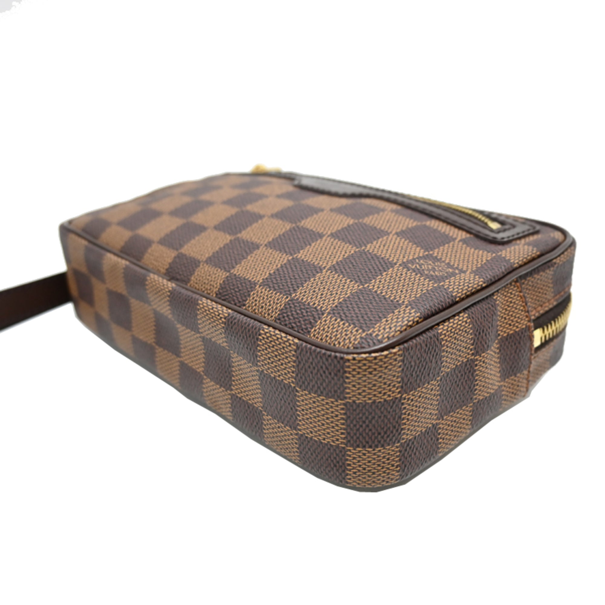 Louis Vuitton Brown Damier Canvas Pochette Shoulder Bag (Pre-Owned)