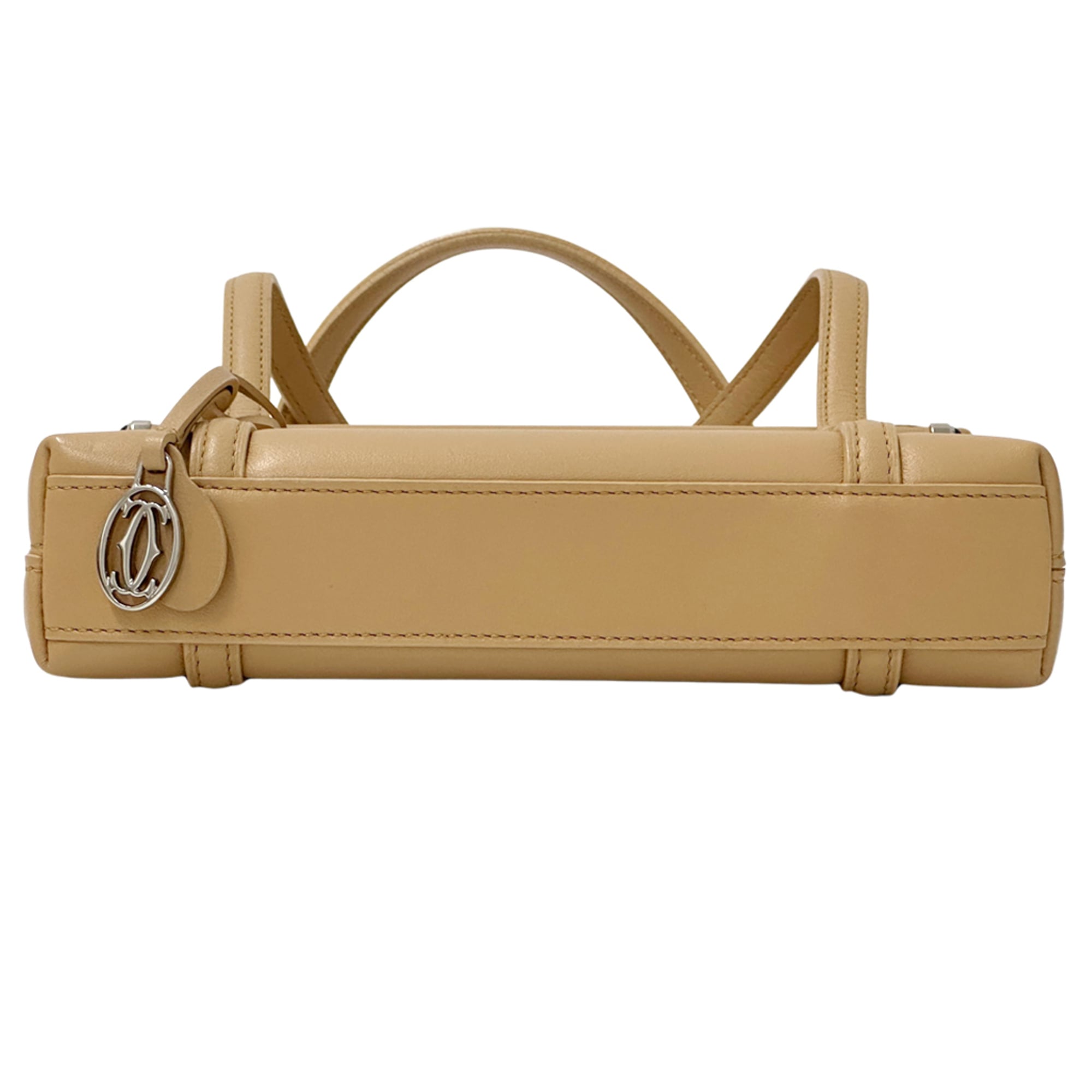 Cartier Beige Leather Handbag (Pre-Owned)