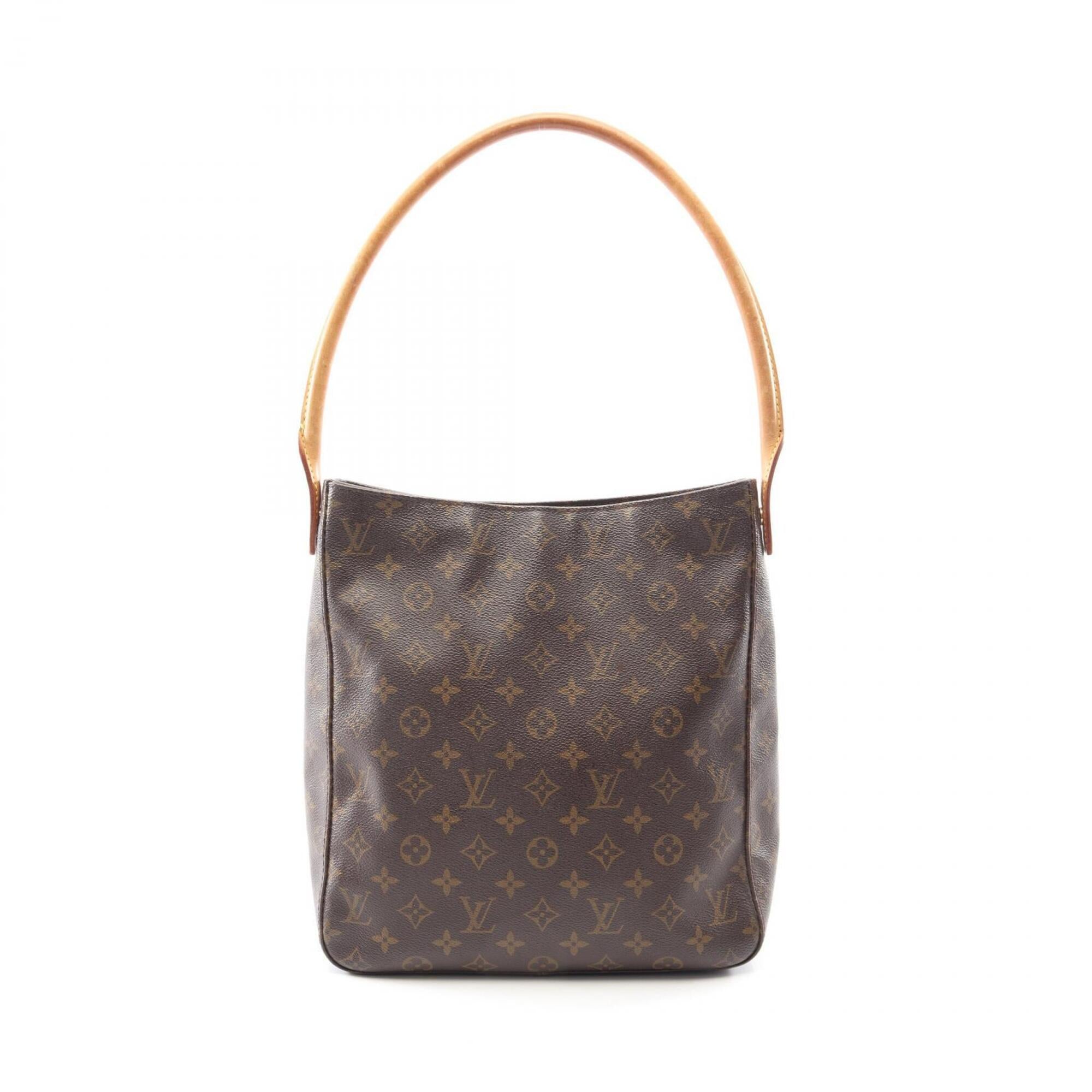 Louis Vuitton Brown Pvc Leather Handbag Shoulder Bag (Pre-Owned)