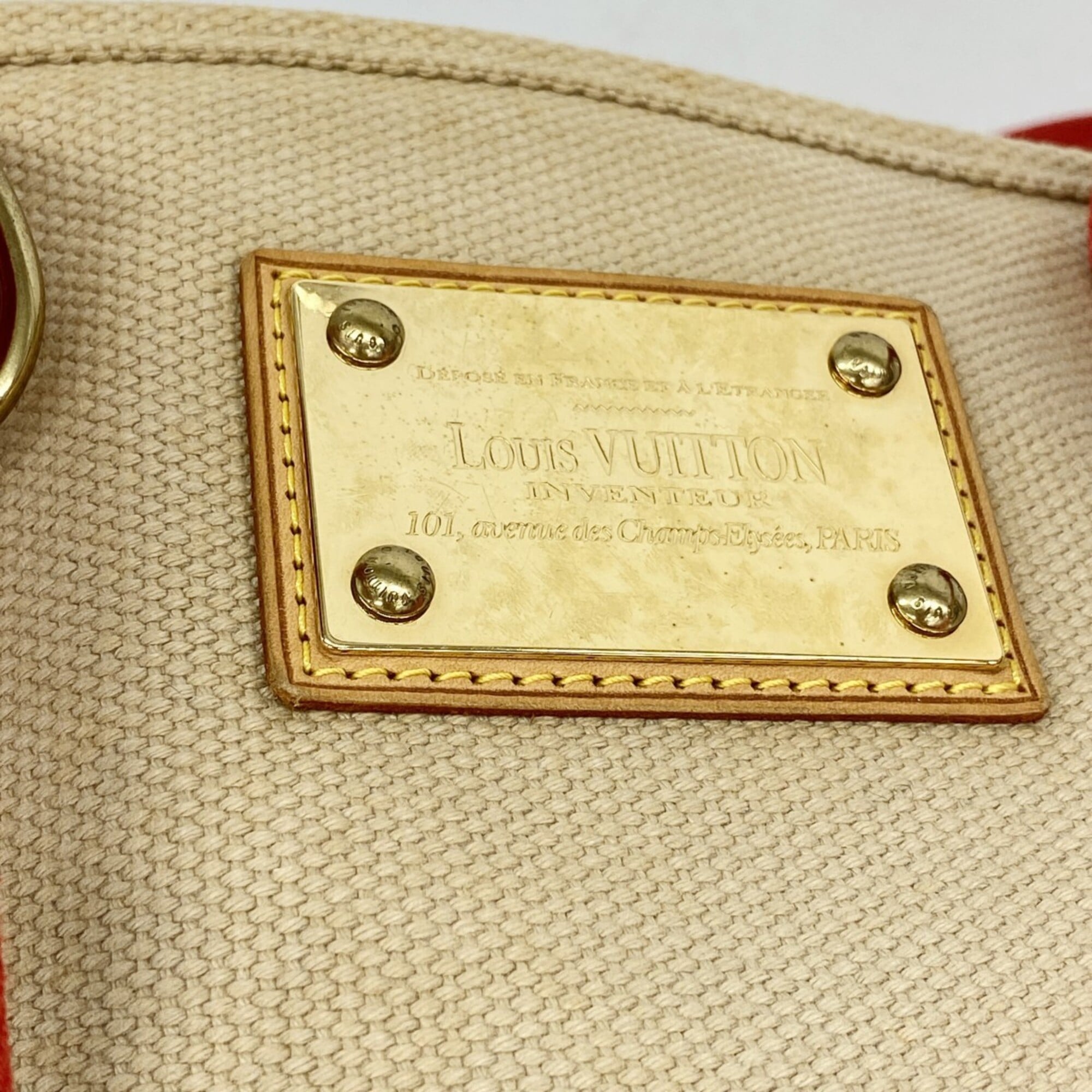 Louis Vuitton Beige Tote Bag (Pre-Owned)