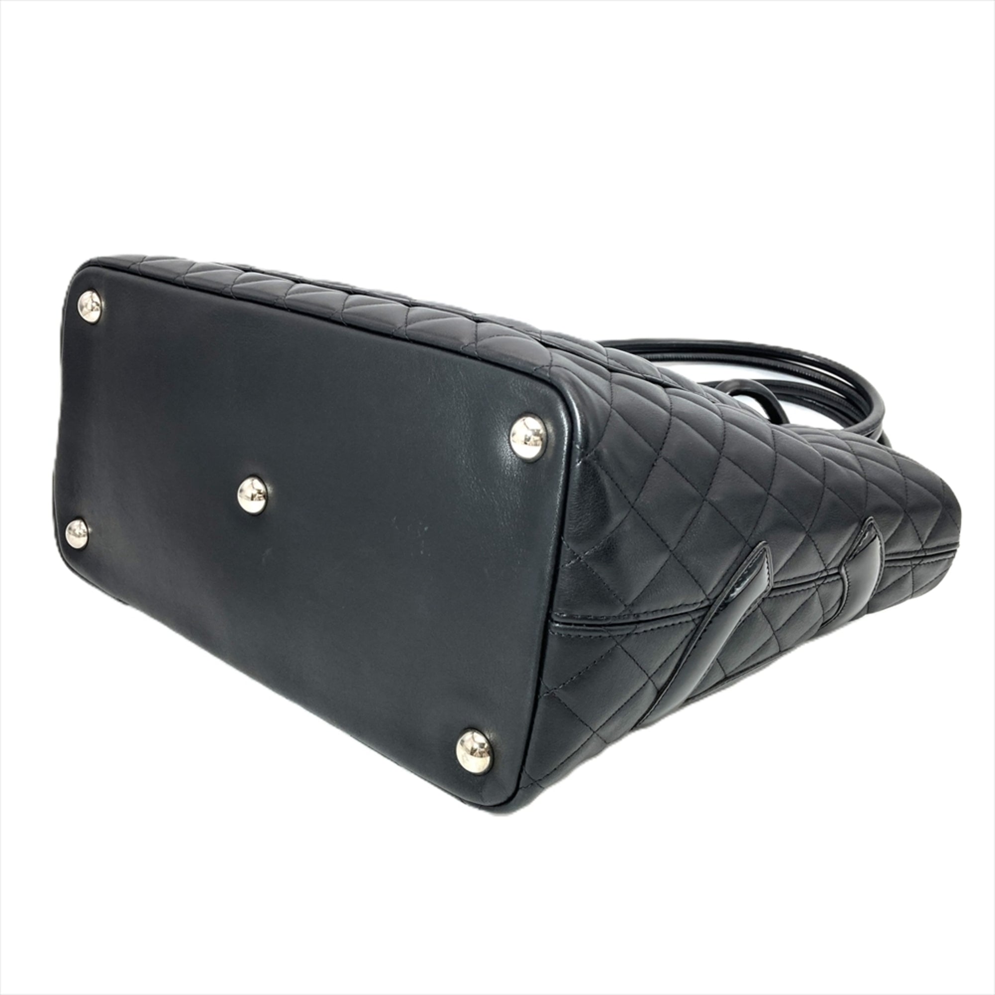 Chanel Black Leather Tote Bag (Pre-Owned)