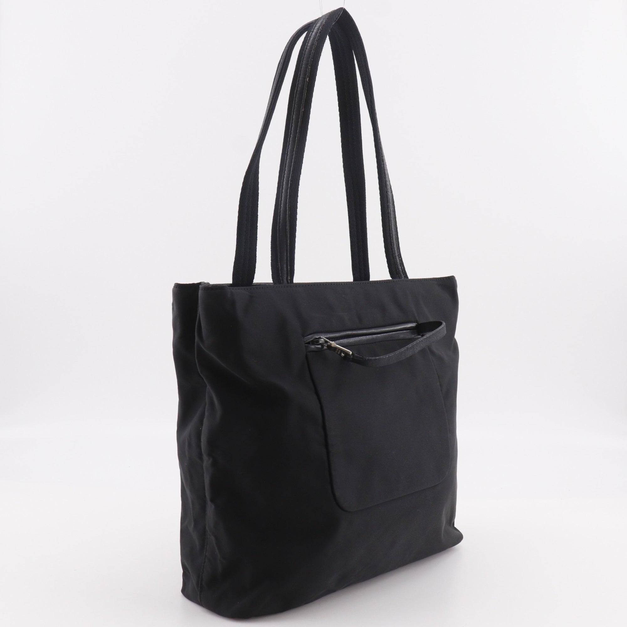 Prada Black Nylon Tote Bag (Pre-Owned)