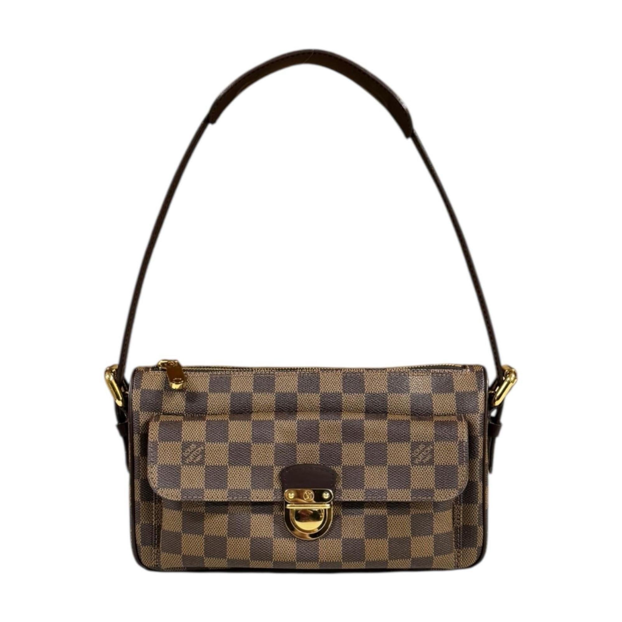 Louis Vuitton Damier Brown Damier Canvas Damier Canvas Shoulder Bag (Pre-Owned)