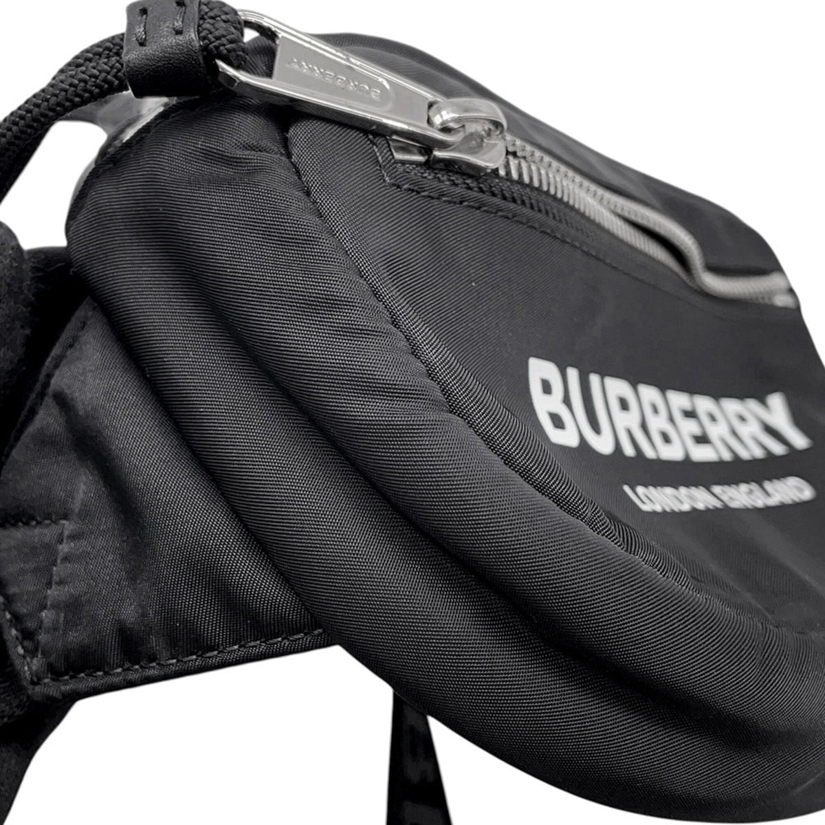 Burberry Black Nylon Handbag Pouch Sling Bag (Pre-Owned)