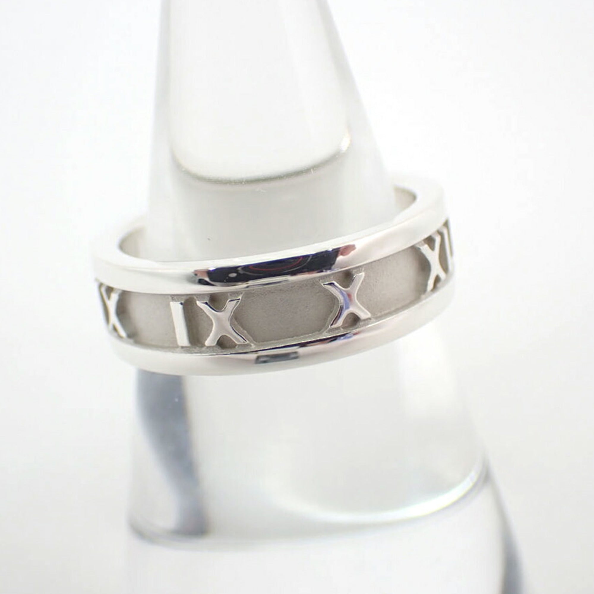 Tiffany Sterling Silver 925 Band Ring (Pre-Owned)