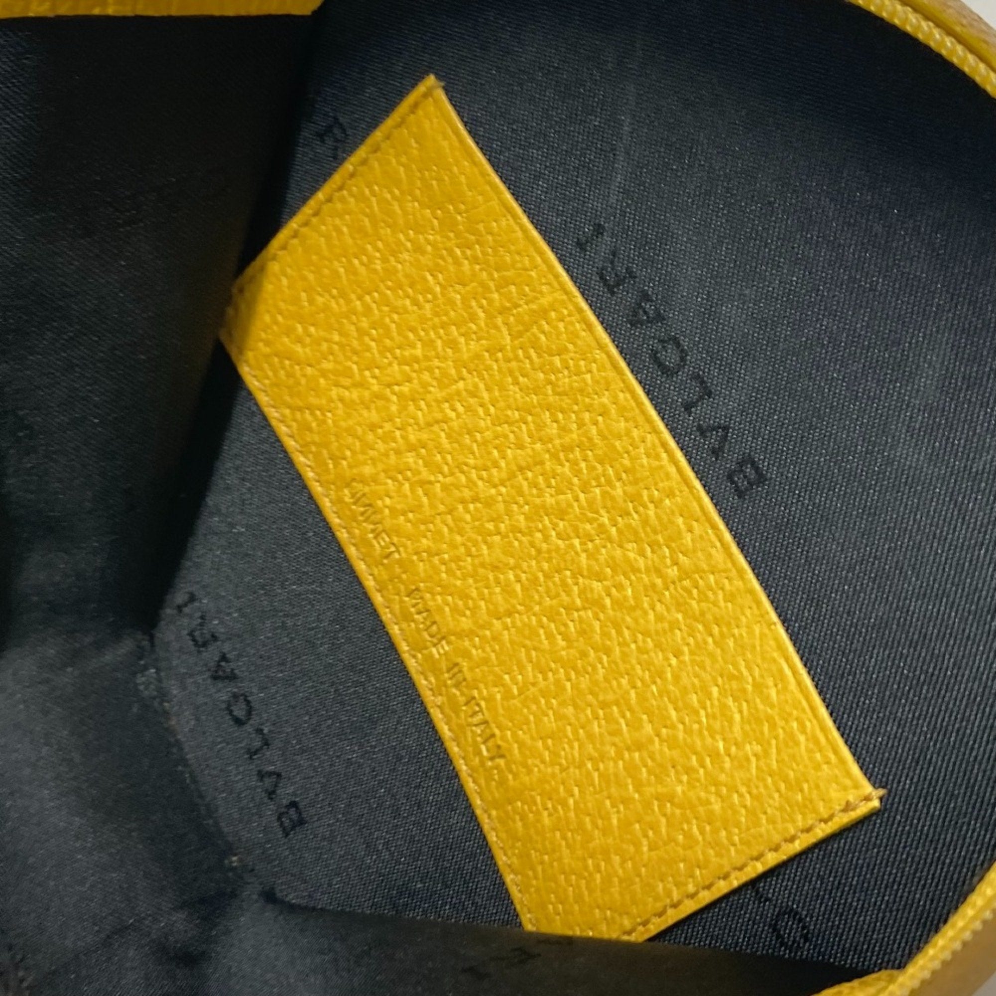 Bvlgari Yellow Leather Shoulder Bag (Pre-Owned)