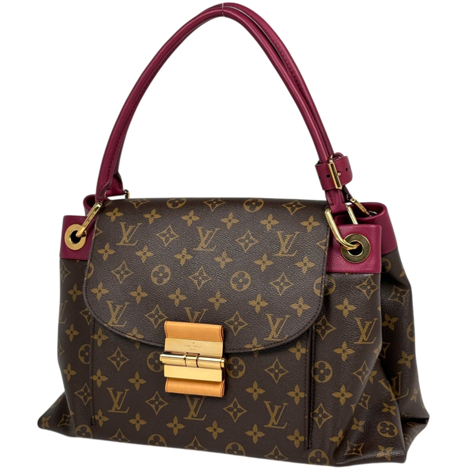 Louis Vuitton Brown Monogram Handbag Shoulder Bag Tote Bag (Pre-Owned)