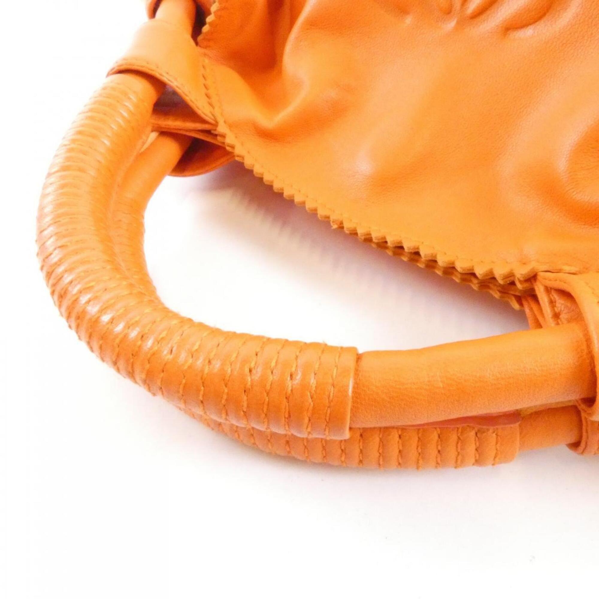 Loewe Orange Leather Handbag (Pre-Owned)