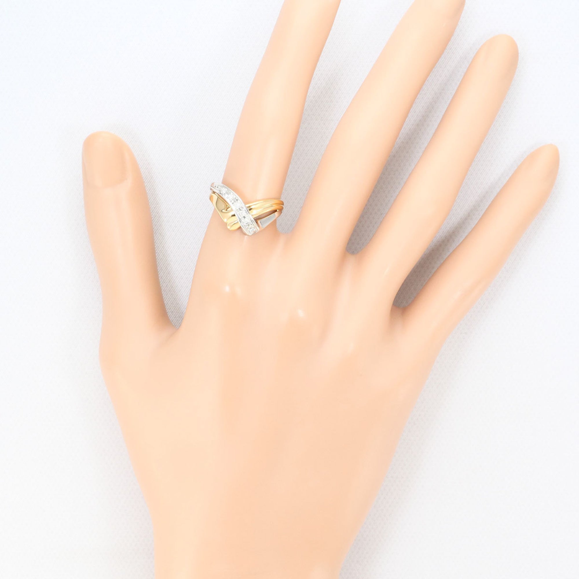 Unbranded Platinum Yellow Gold Yellow Gold (18K) Platinum Band Ring (Pre-Owned)