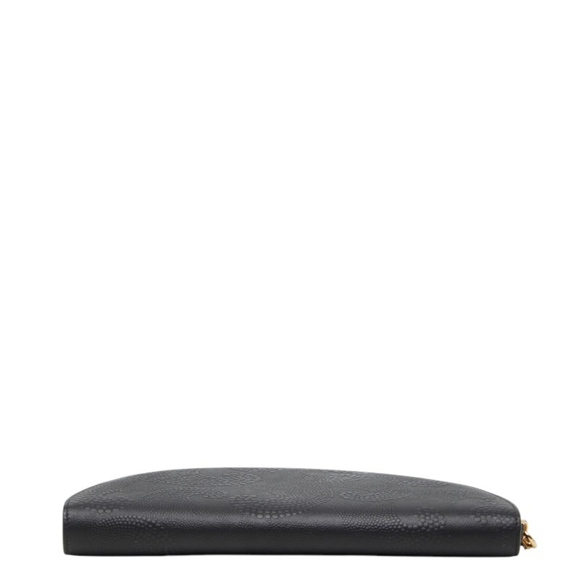 Tiffany Black Leather Long Wallet (Bi-Fold) (Pre-Owned)