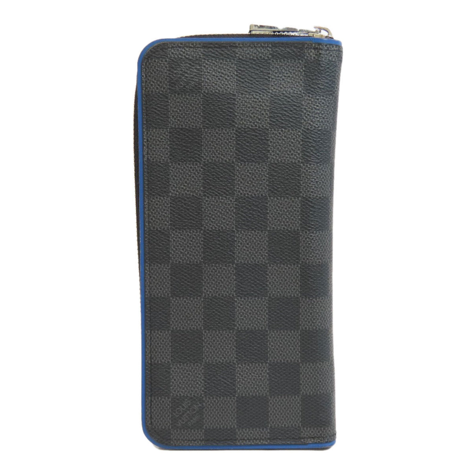 Louis Vuitton Black Damier Graphite Long Wallet (Bi-Fold) (Pre-Owned)