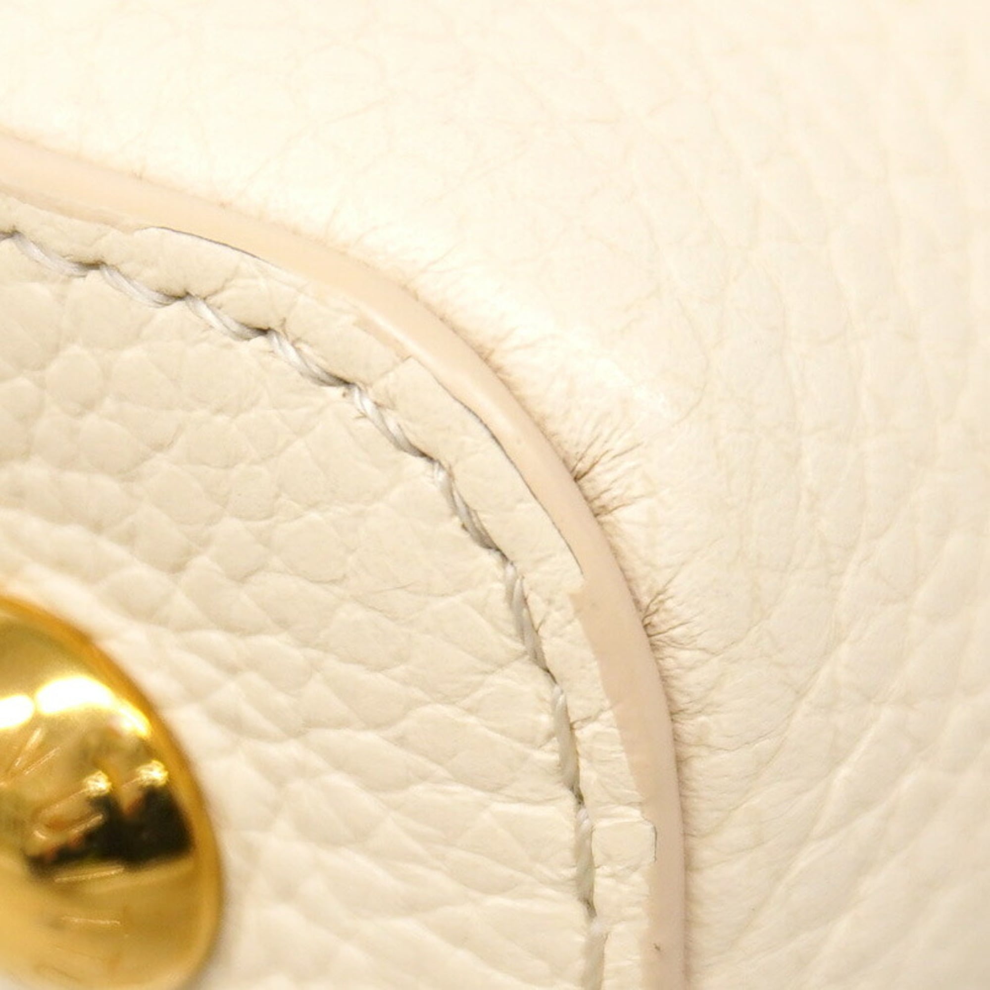 Louis Vuitton Ivory Yellow Handbag (Pre-Owned)