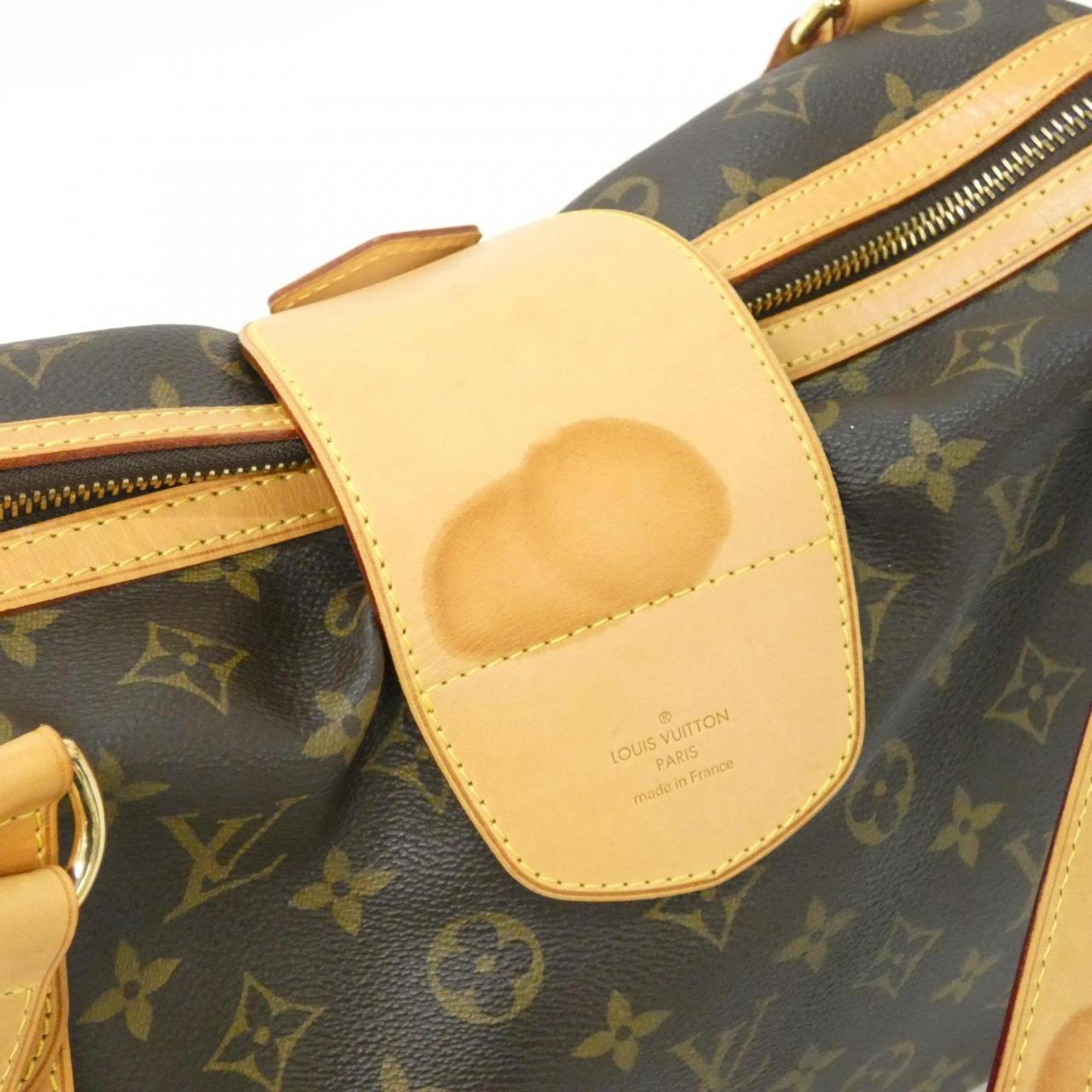 Louis Vuitton Marron Coated Canvas Shoulder Bag (Pre-Owned)