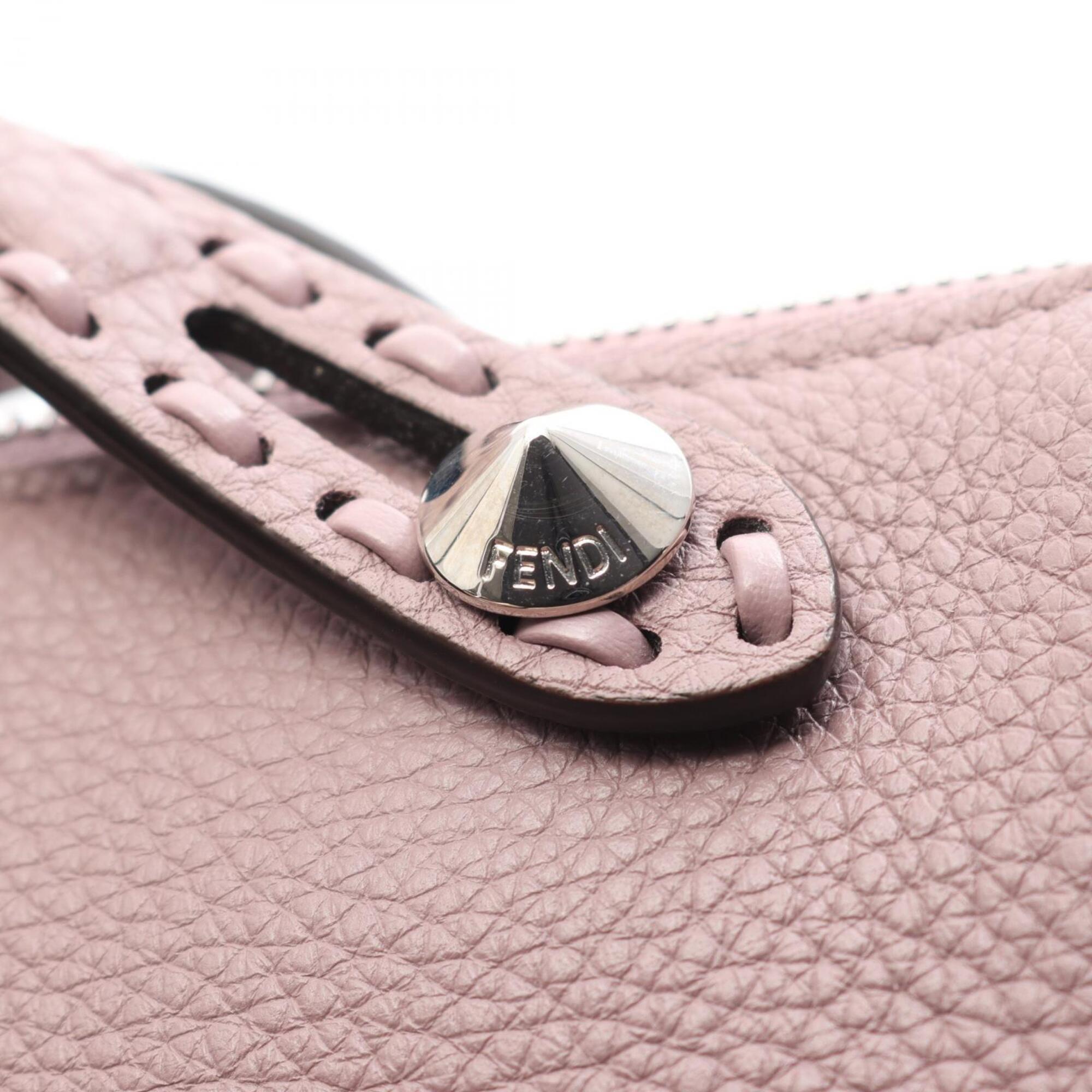 Fendi Purple Leather Handbag (Pre-Owned)