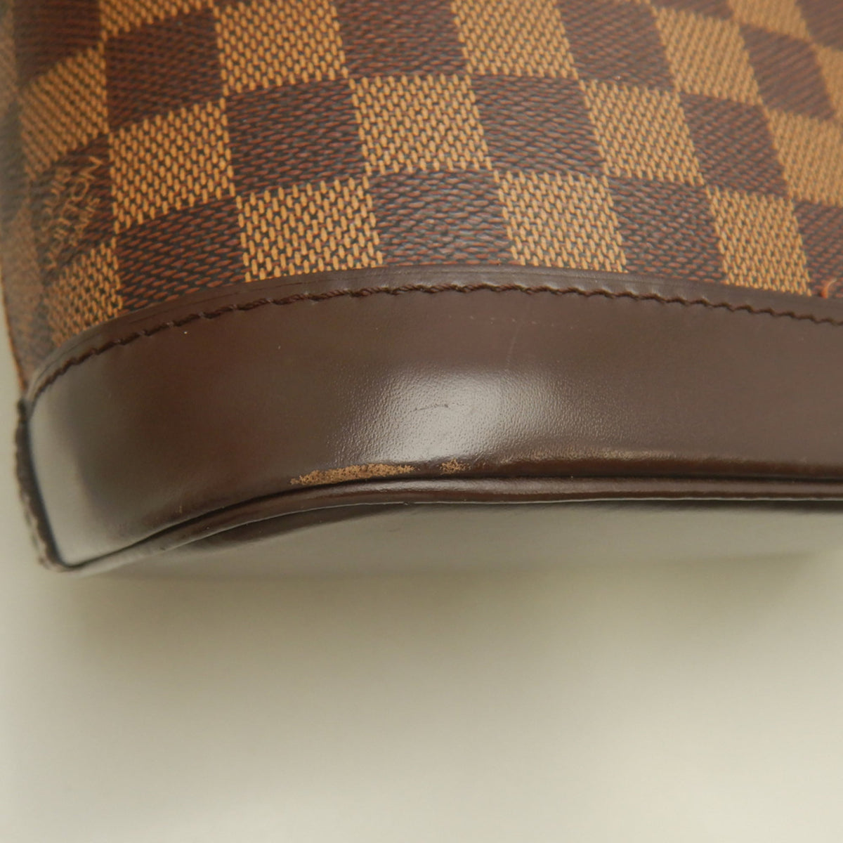 Louis Vuitton Damier Canvas Ebene Damier Canvas Handbag (Pre-Owned)