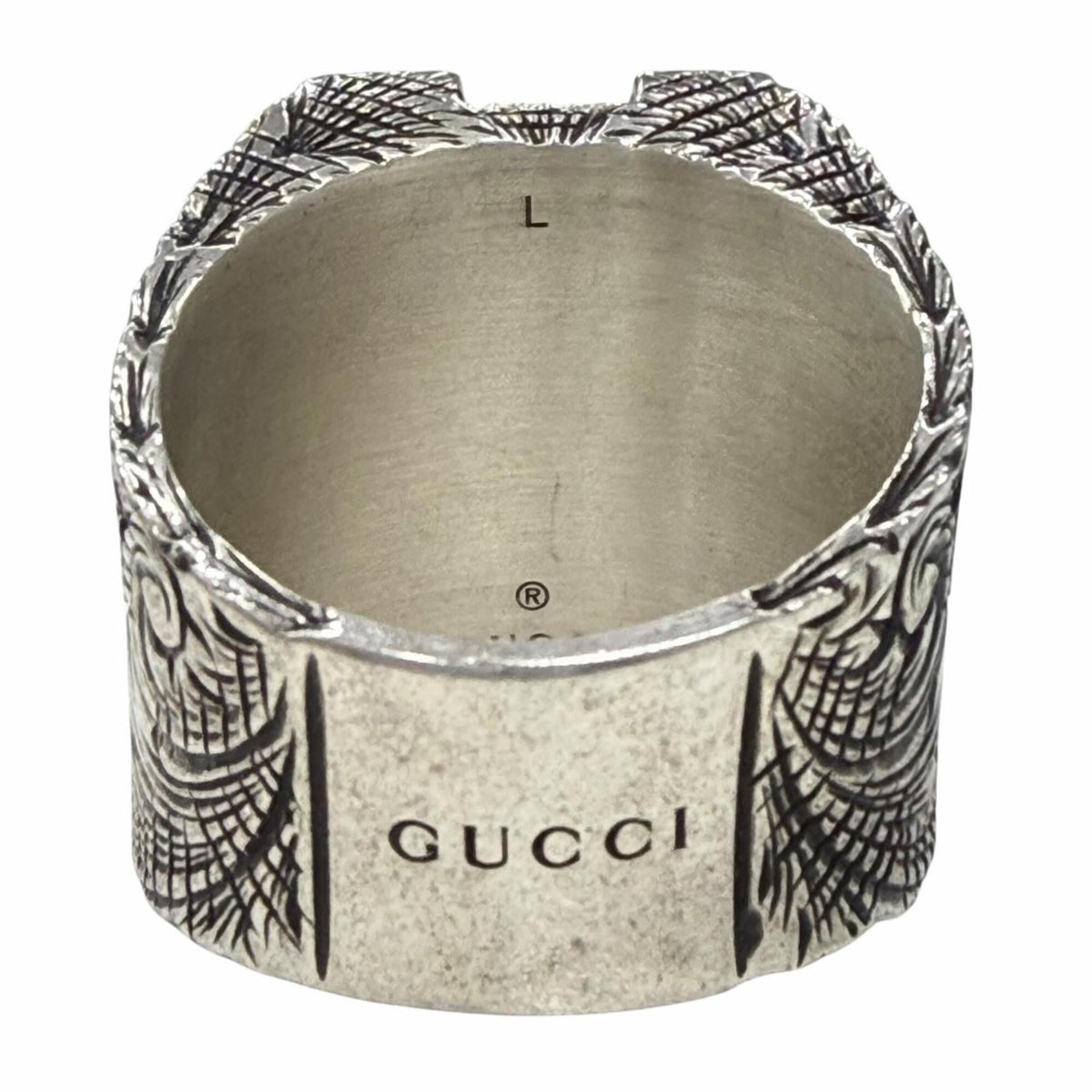 Gucci Silver Silver 925 Band Ring (Pre-Owned)