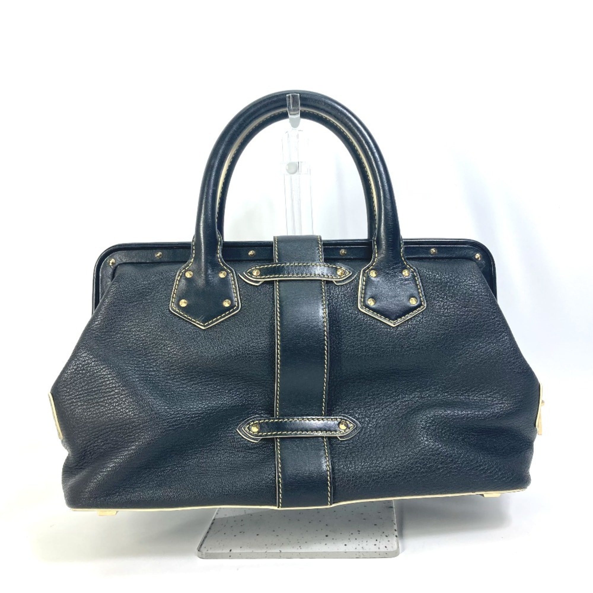 Louis Vuitton Black Noir Suhali Leather Handbag (Pre-Owned)