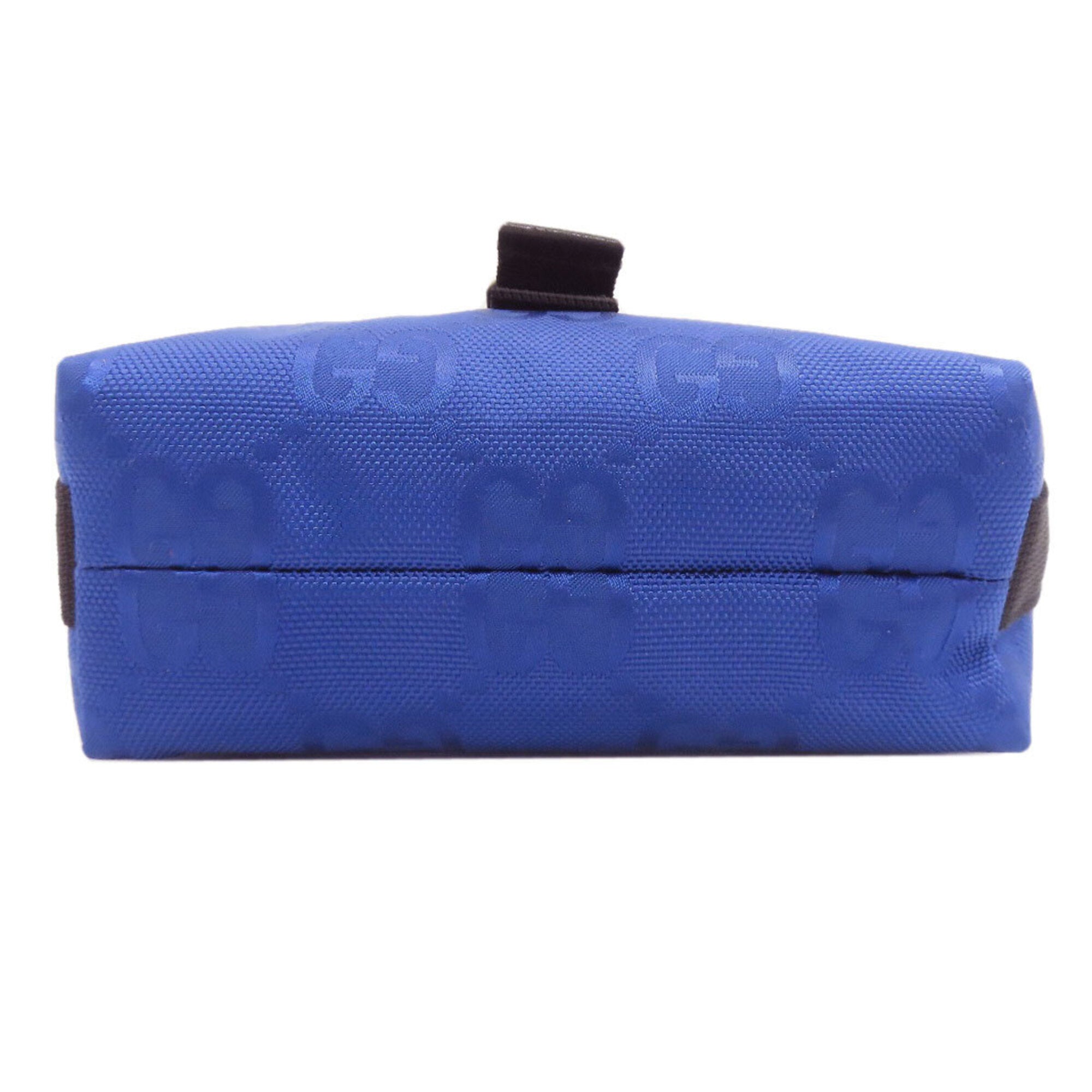 Gucci Blue Nylon Shoulder Bag (Pre-Owned)