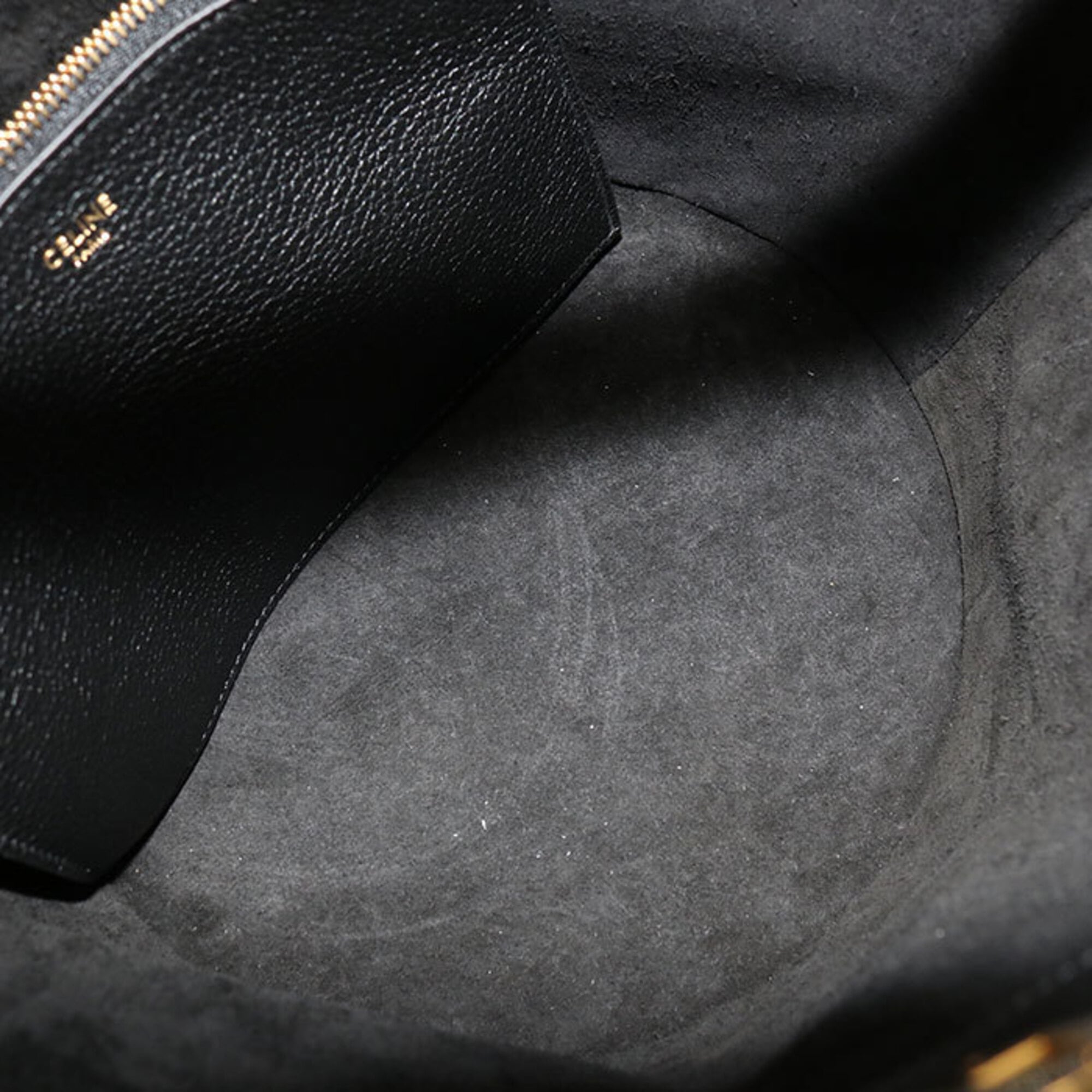 Celine Black Leather Handbag Pouch (Pre-Owned)