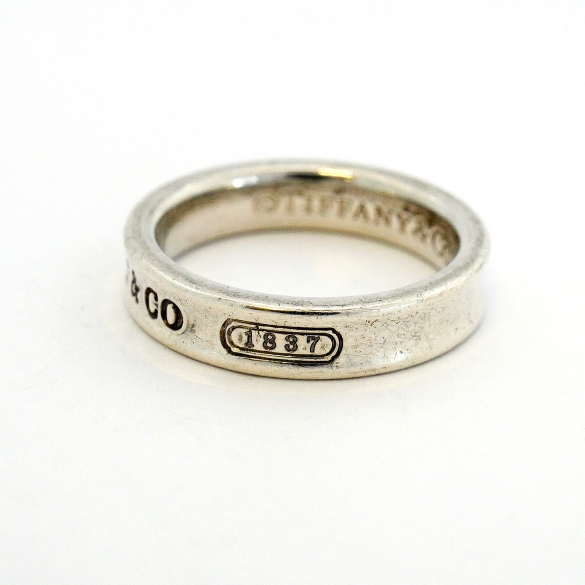Tiffany Silver 925 Band Ring (Pre-Owned)