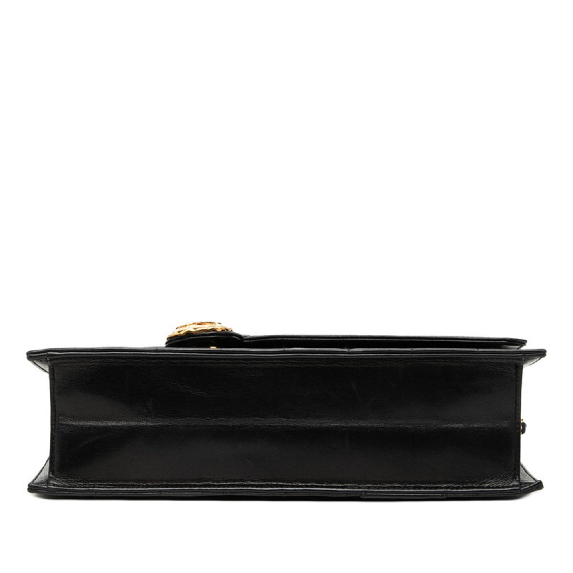 Chanel Black Leather Shoulder Bag (Pre-Owned)