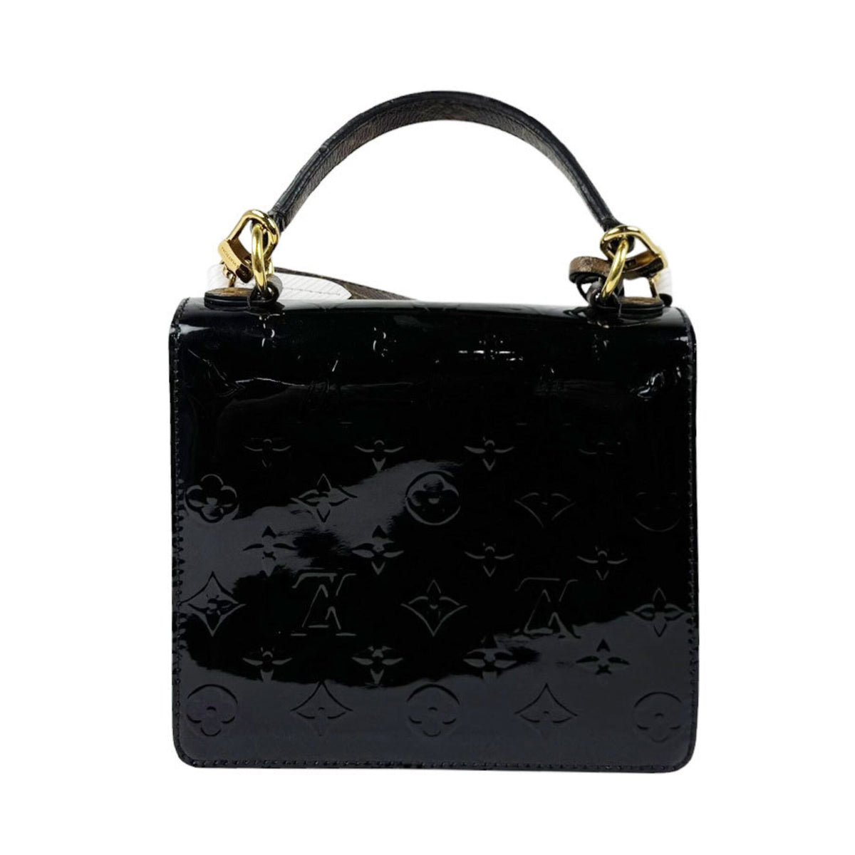 Louis Vuitton Monogram Noir Monogram Vernis Monogram Handbag Shoulder Bag (Pre-Owned)
