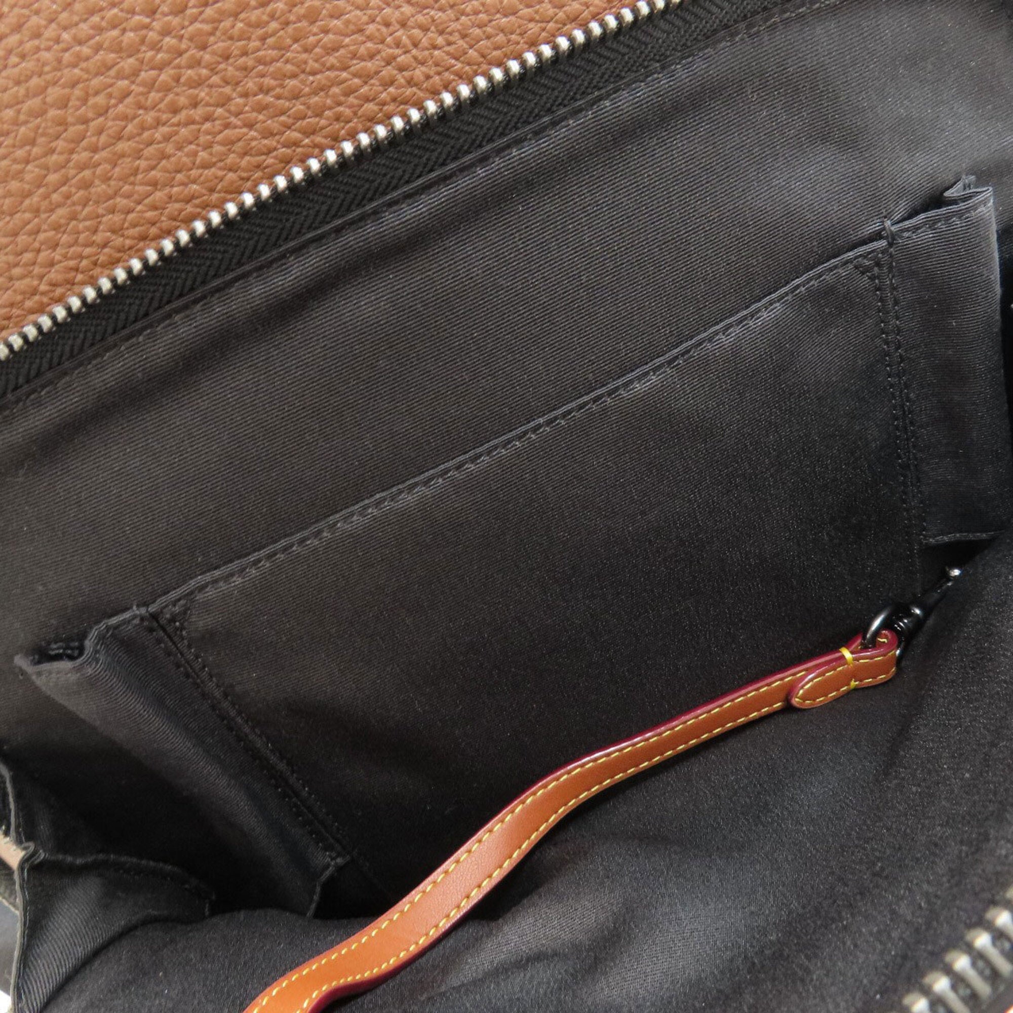 Coach Brown Leather Backpack (Pre-Owned)