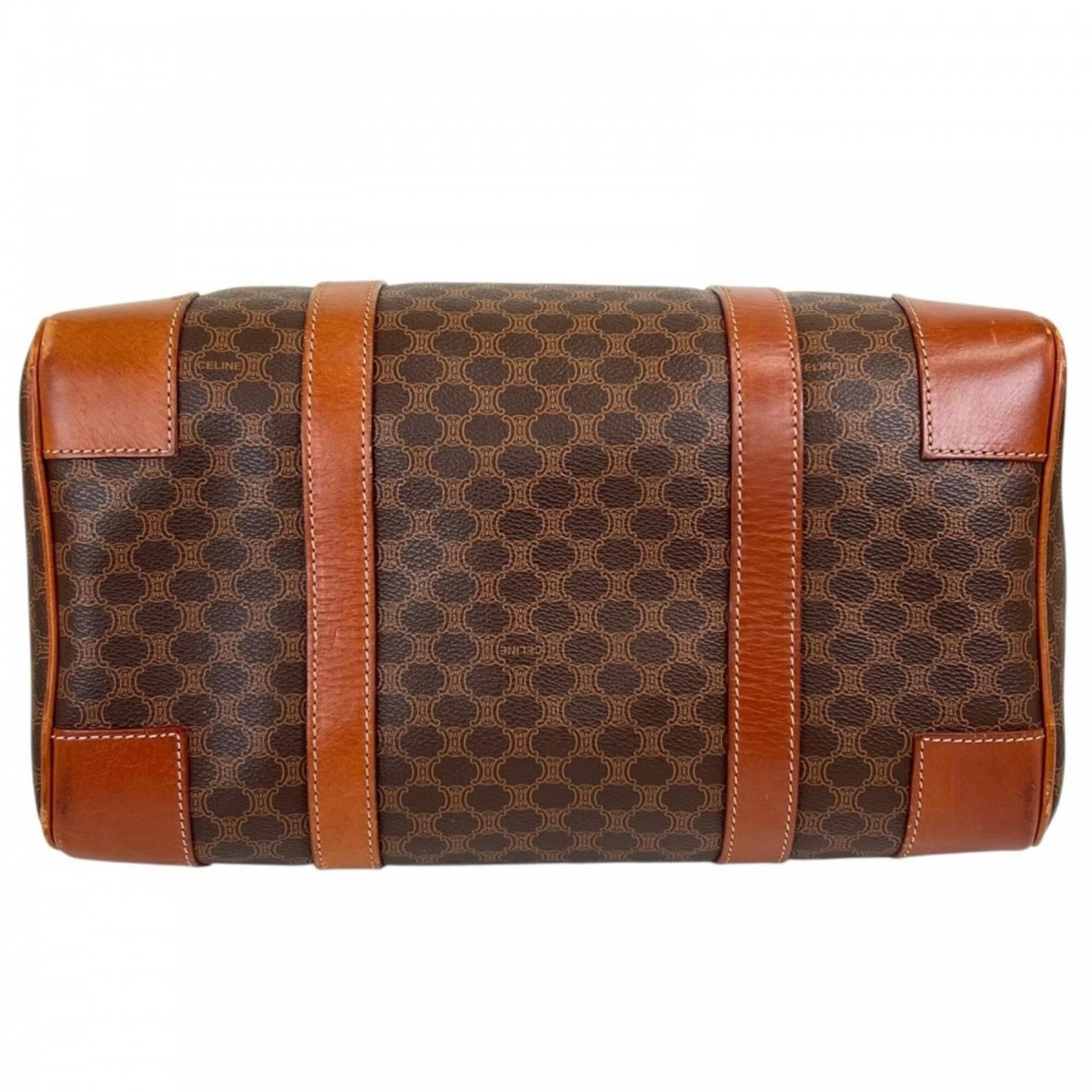Celine Brown Leather Boston Bag (Pre-Owned)