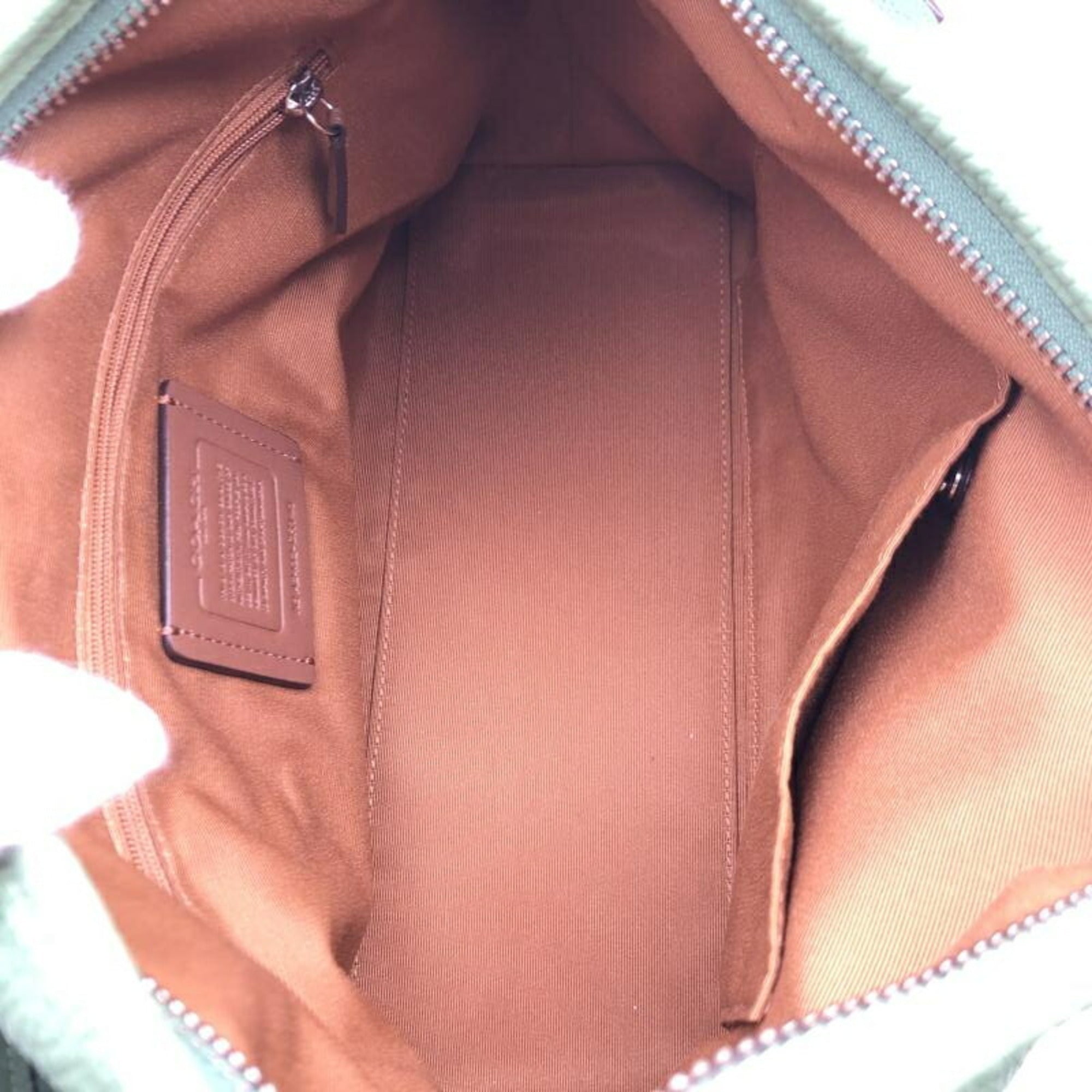 Coach Green Shoulder Bag (Pre-Owned)