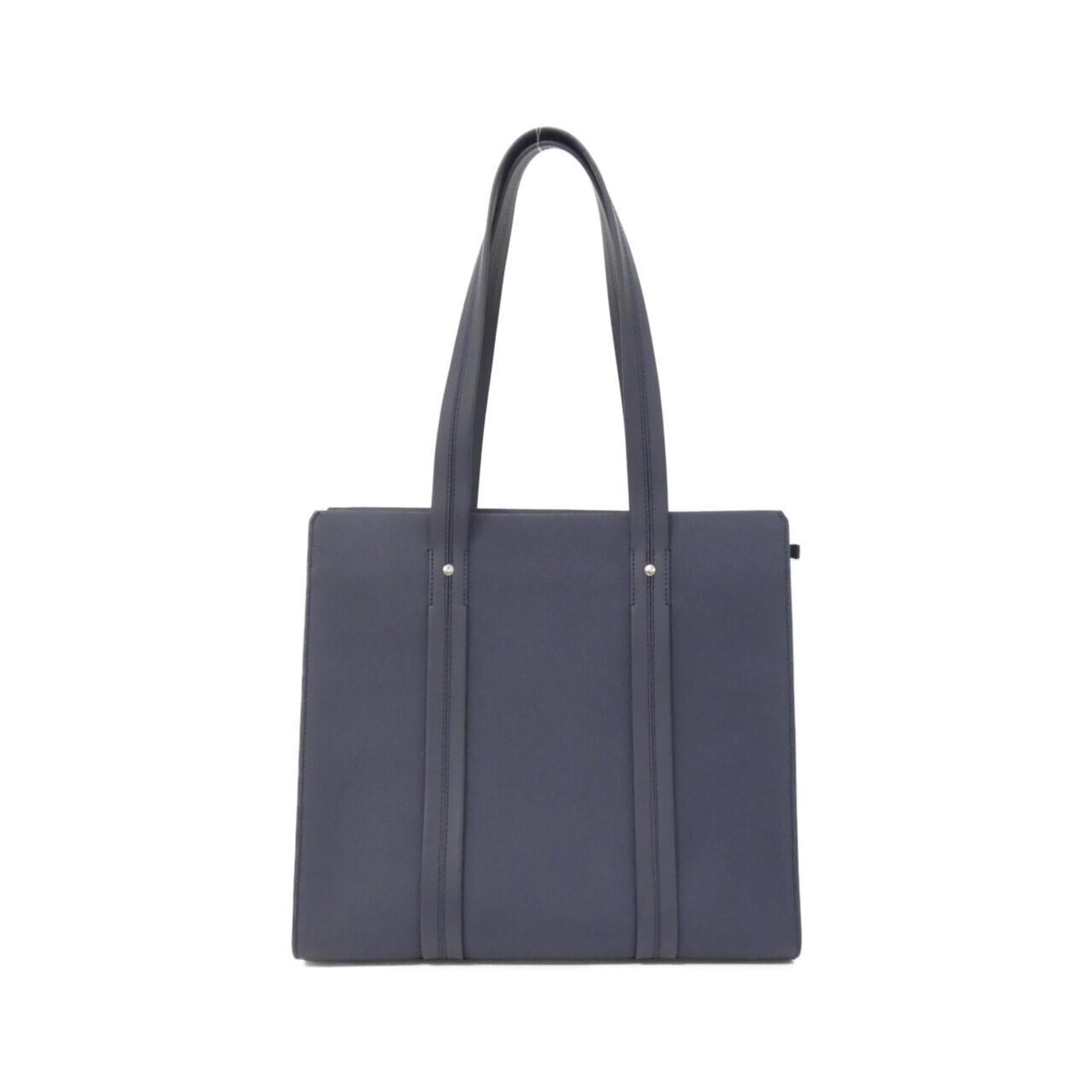 Louis Vuitton Navy Leather Handbag (Pre-Owned)