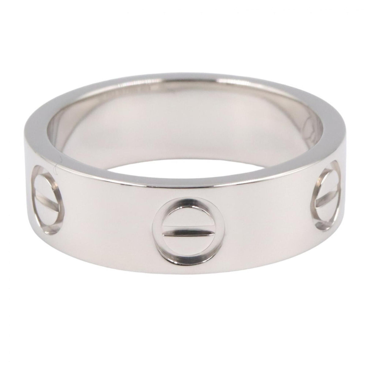 Cartier Silver White Gold (18K) Band Ring (Pre-Owned)