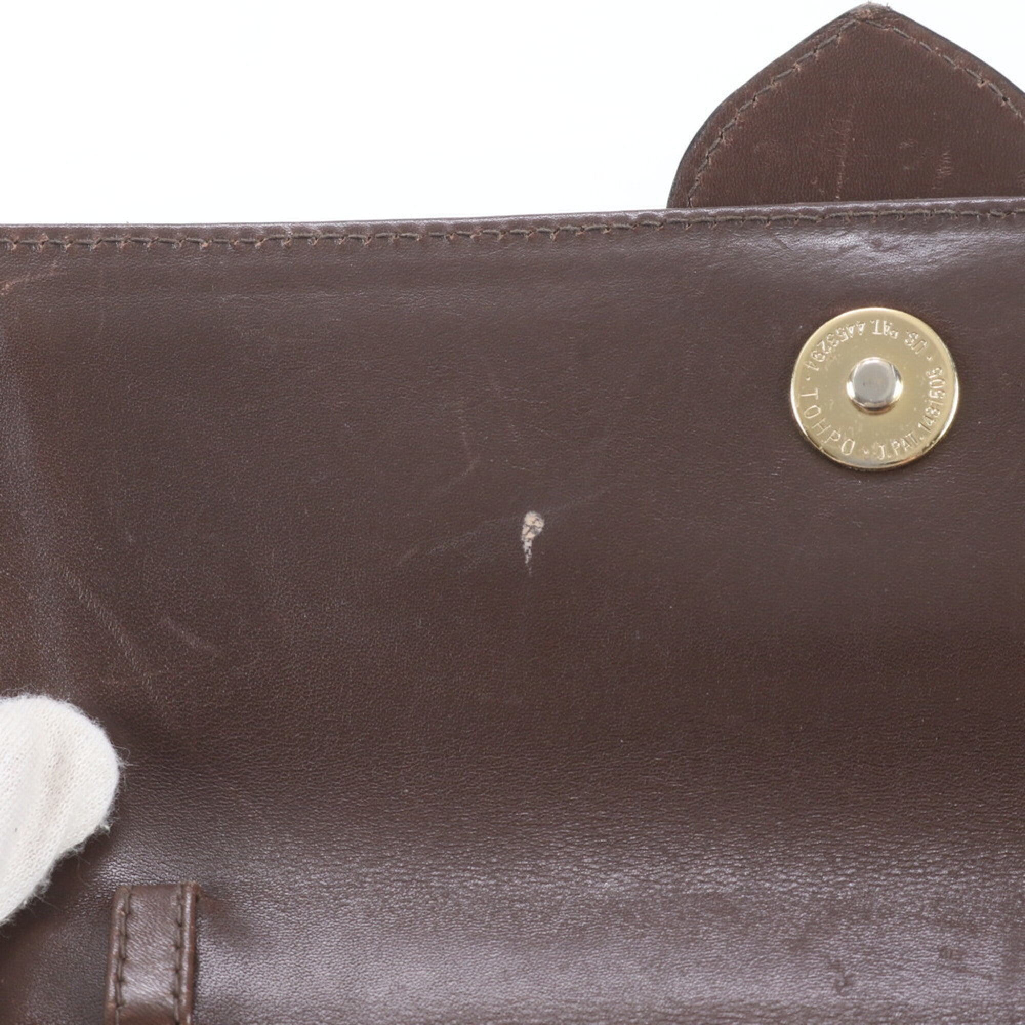 Salvatore Ferragamo Brown Leather Handbag (Pre-Owned)