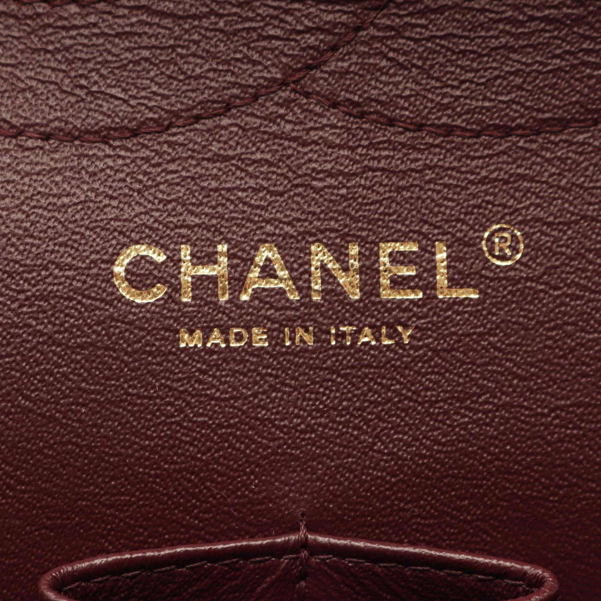 Chanel Black Grained Calfskin Handbag Shoulder Bag (Pre-Owned)