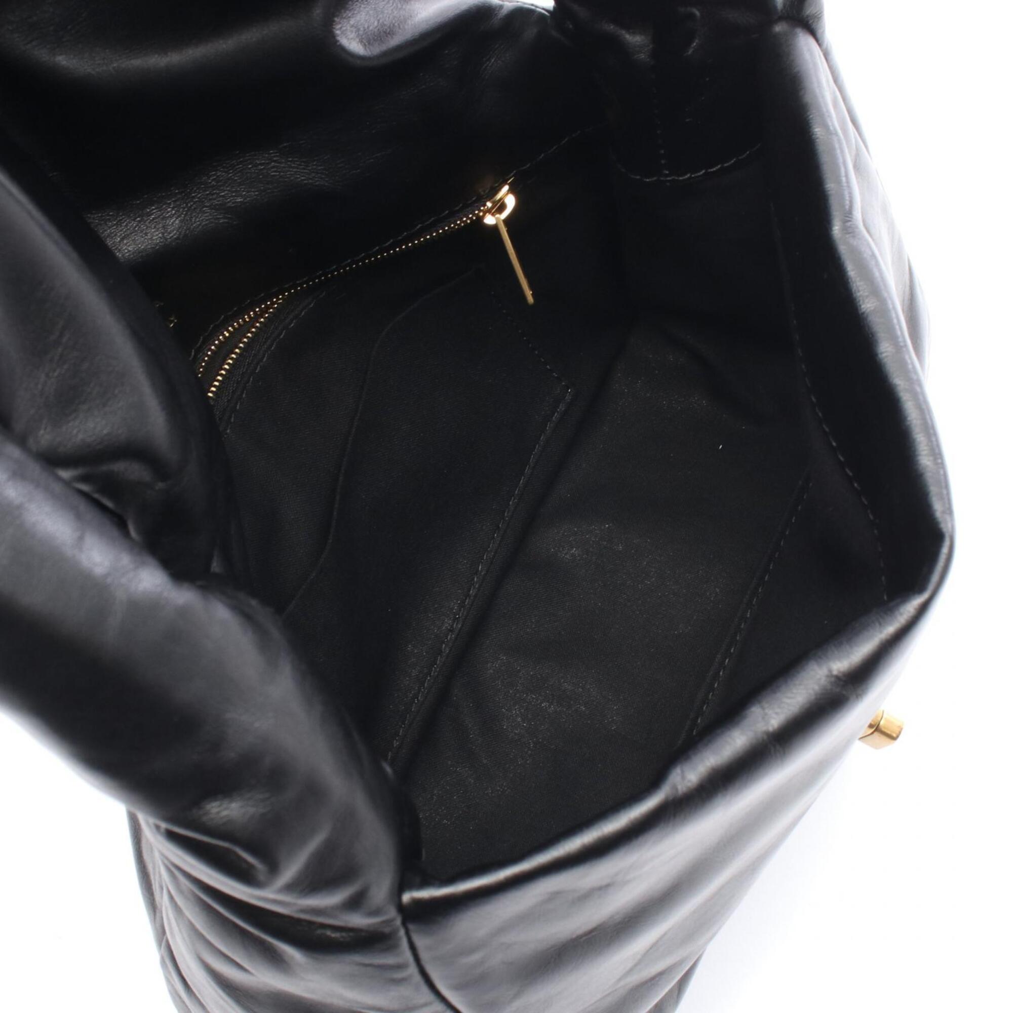 Balenciaga Black Leather Handbag Shoulder Bag (Pre-Owned)