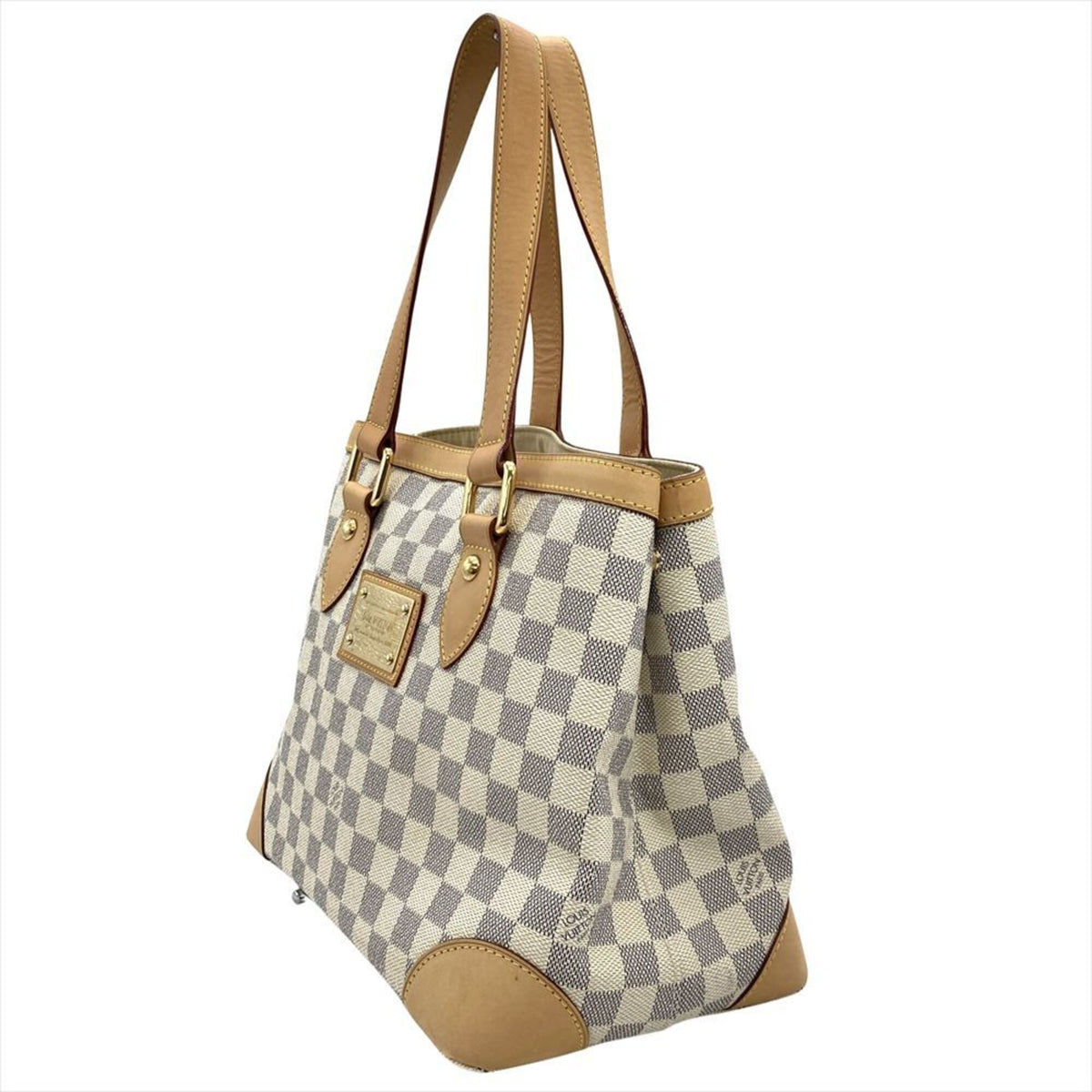 Louis Vuitton Damier Azur White Damier Azur Handbag Tote Bag (Pre-Owned)