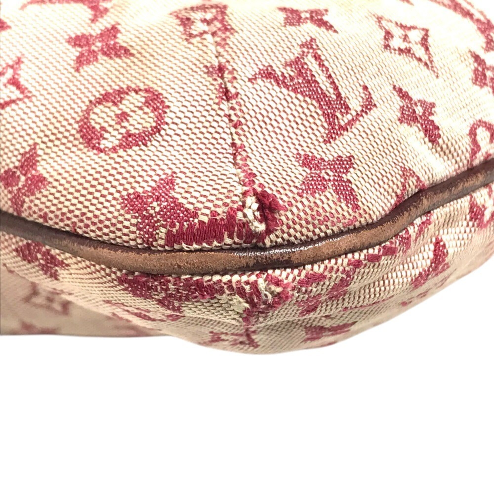 Louis Vuitton Cerise Red Color Monogram Mini Handbag Tote Bag (Pre-Owned)