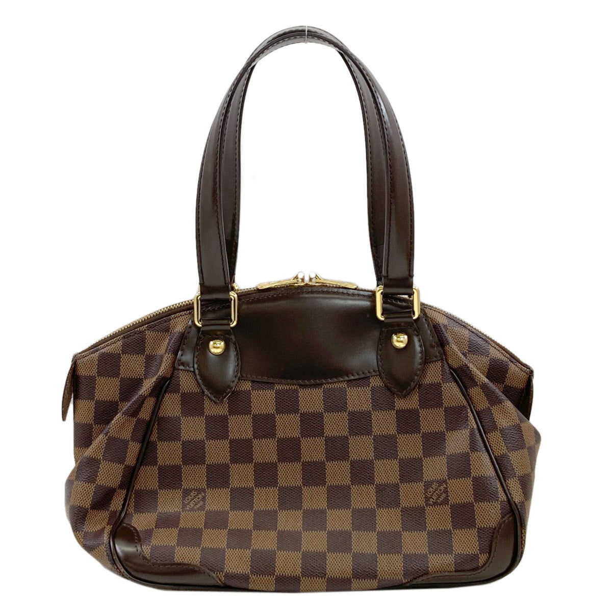 Louis Vuitton Brown Damier Canvas Handbag (Pre-Owned)