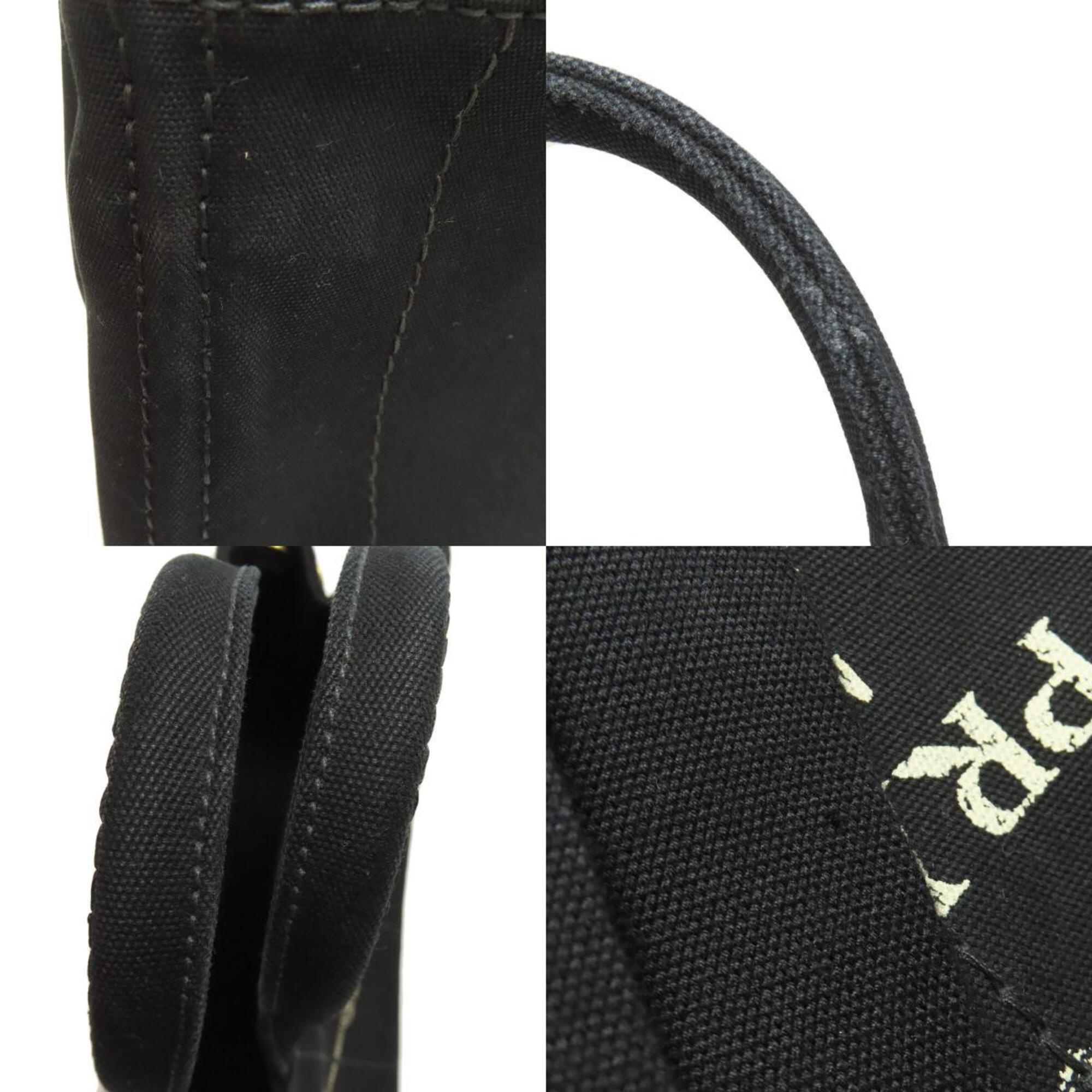 Prada Black Canvas Handbag (Pre-Owned)