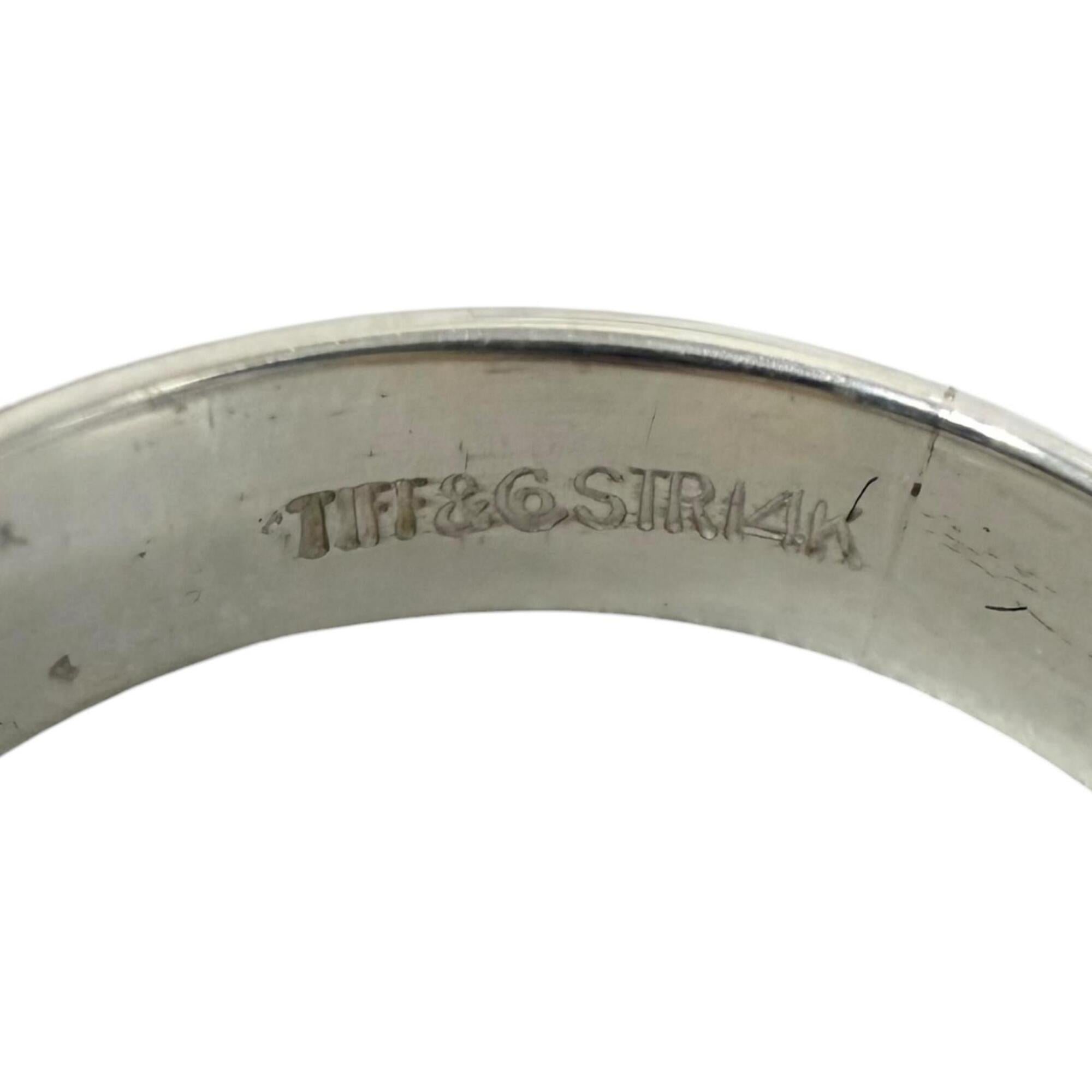 Tiffany Gold Silver Silver 925 Band Ring (Pre-Owned)