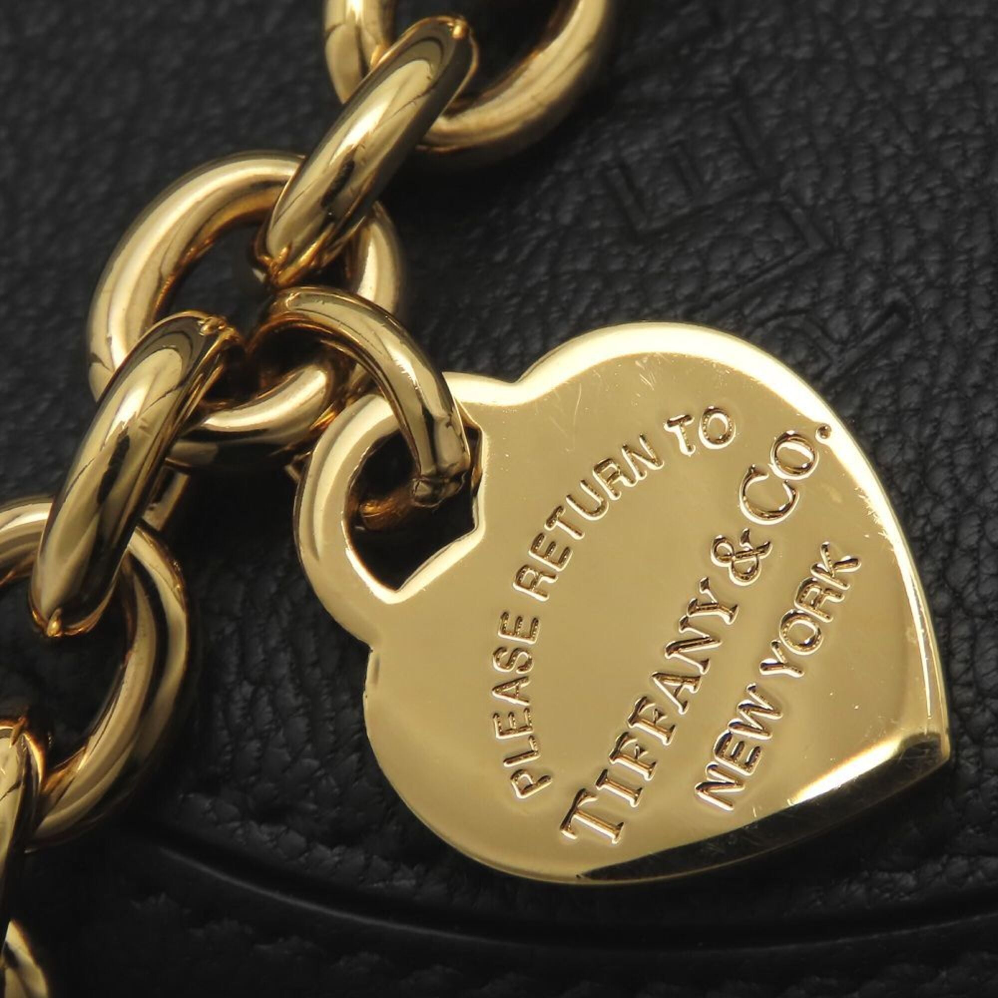 Tiffany Black Leather Shoulder Bag (Pre-Owned)