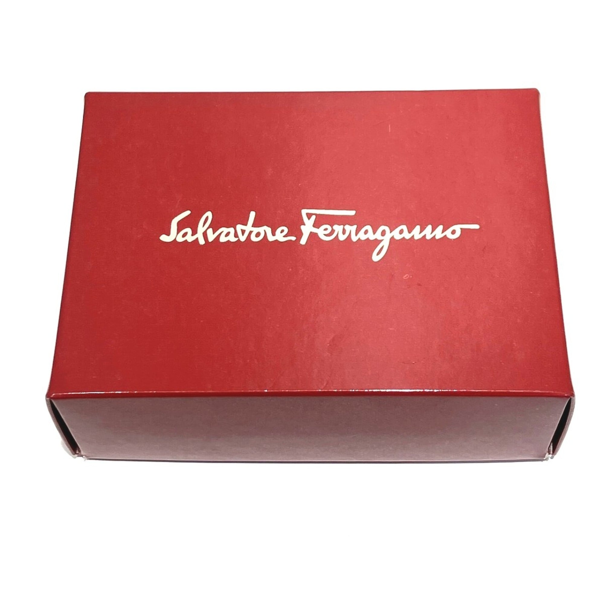 Salvatore Ferragamo Red Color Leather Coin Purse/Coin Case (Pre-Owned)