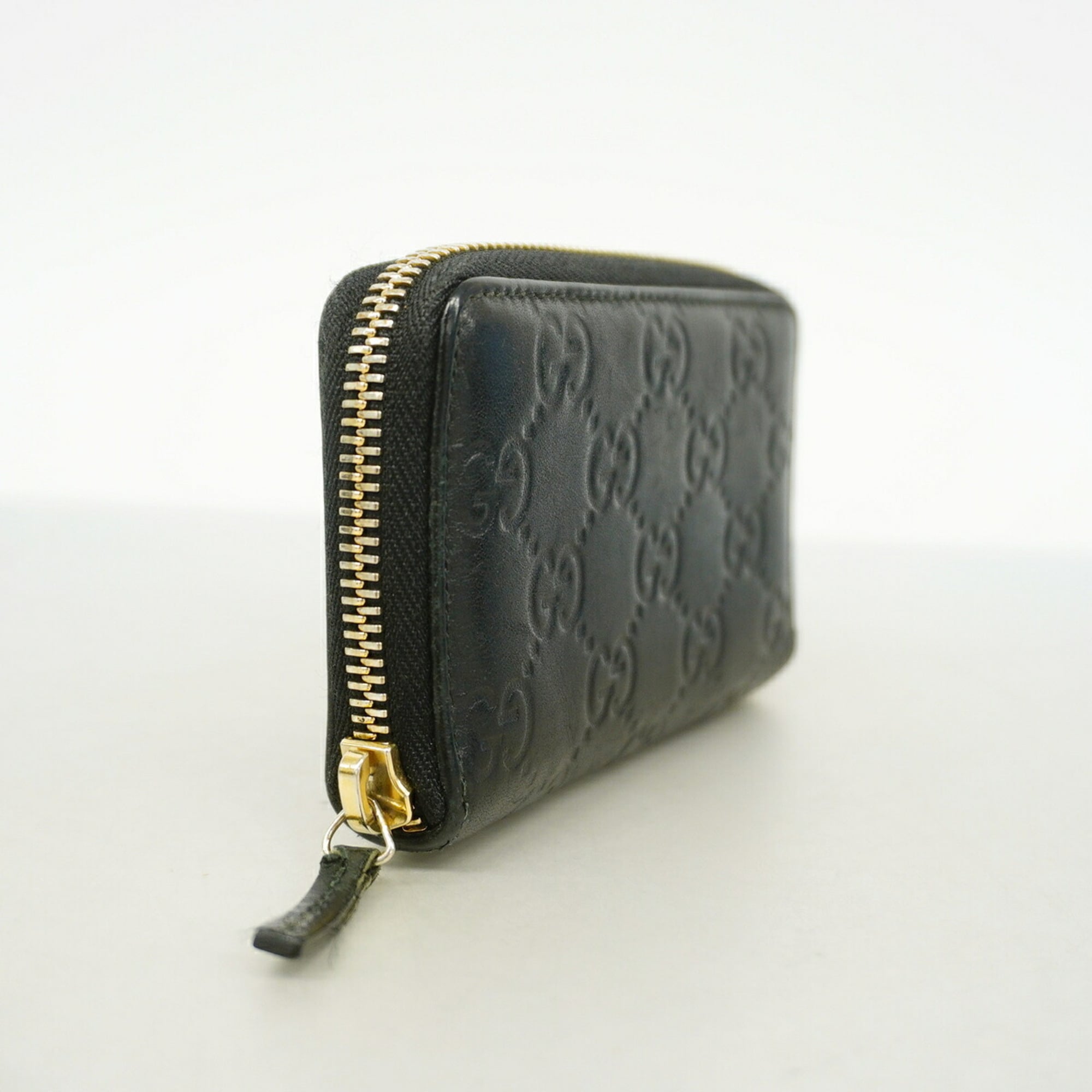 Gucci Black Leather Coin Purse/Coin Case (Pre-Owned)