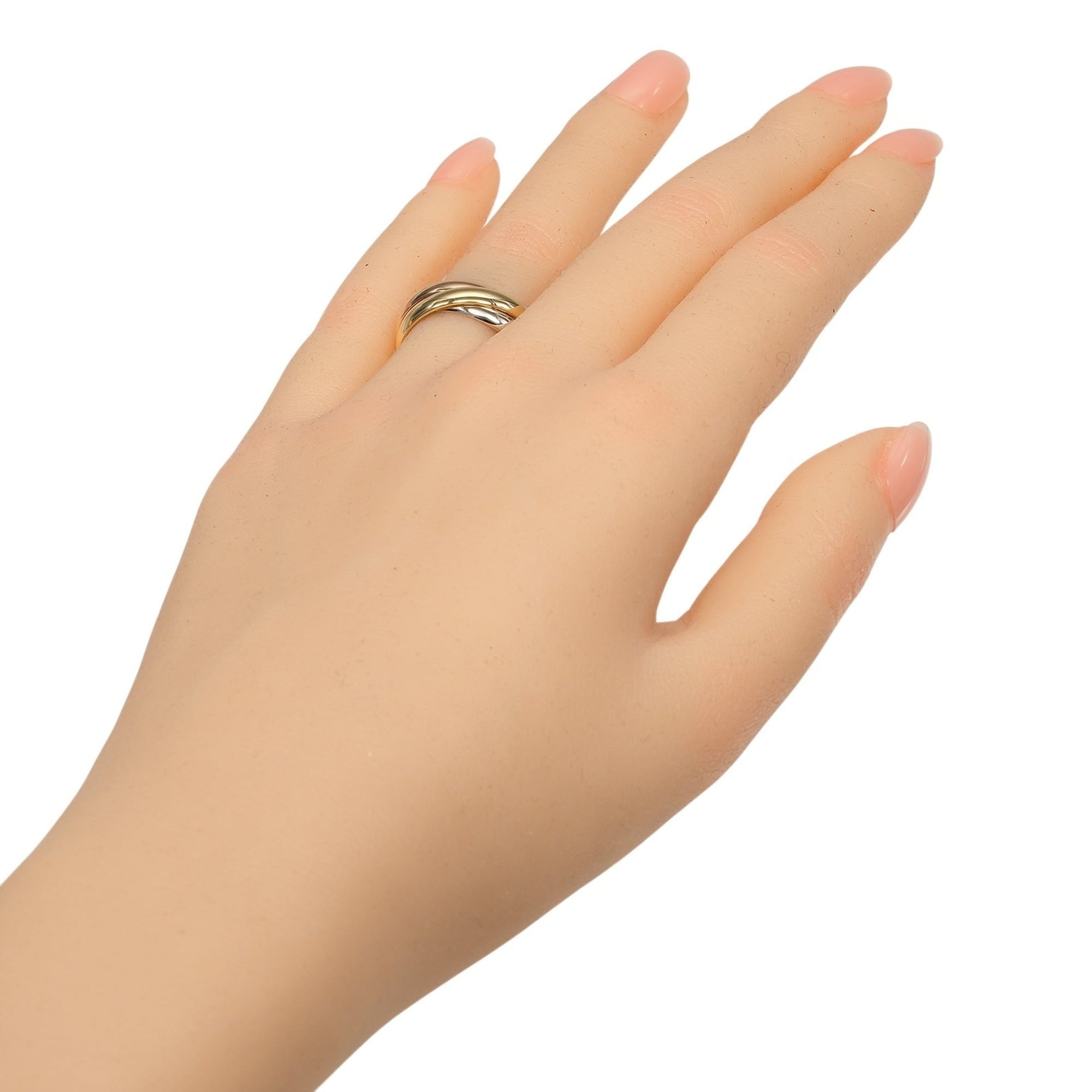 Cartier Trinity Yellow Gold (18K) Pink Gold (18K) White Gold (18K) Band Ring (Pre-Owned)