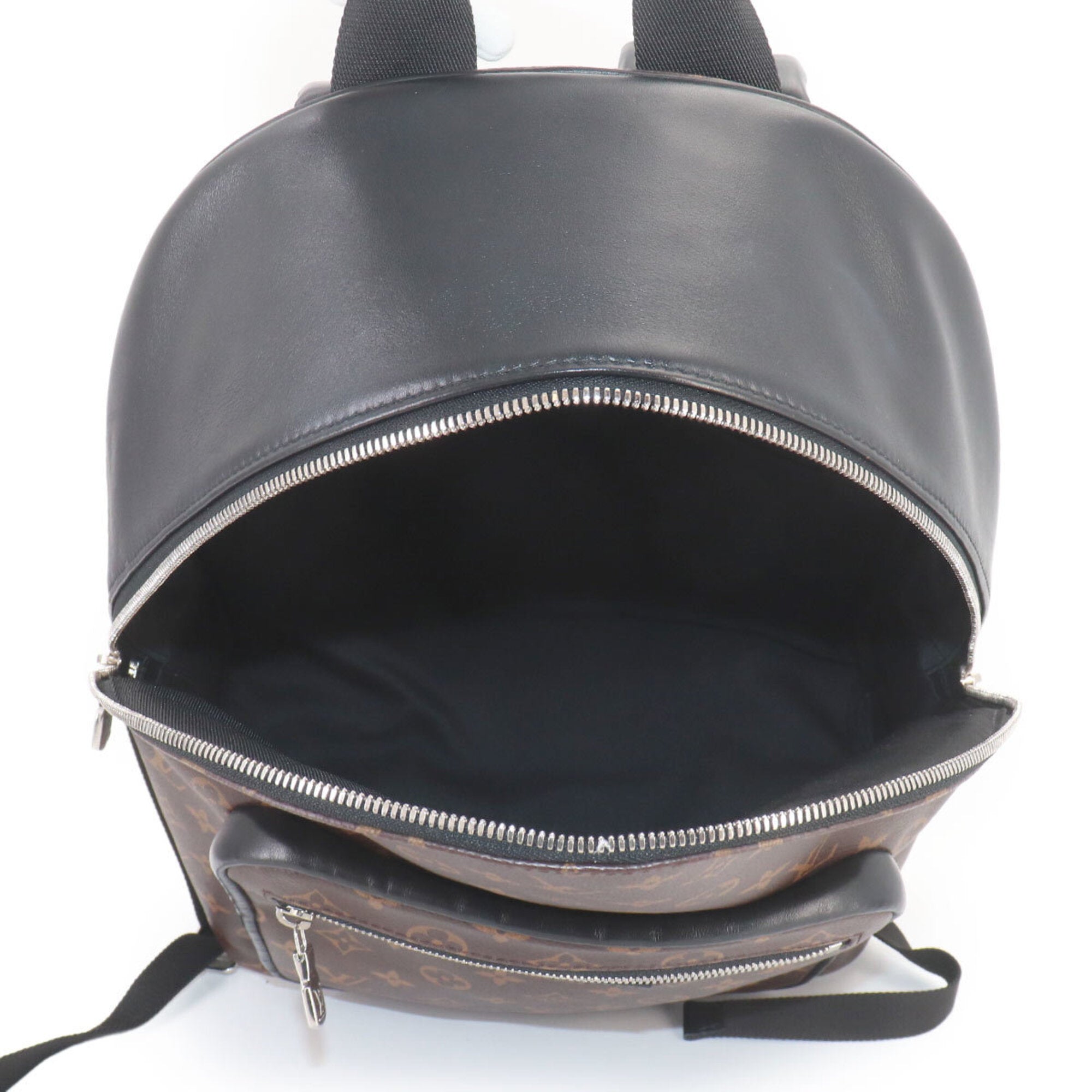 Louis Vuitton Black Brown Monogram Macassar Monogram Backpack (Pre-Owned)