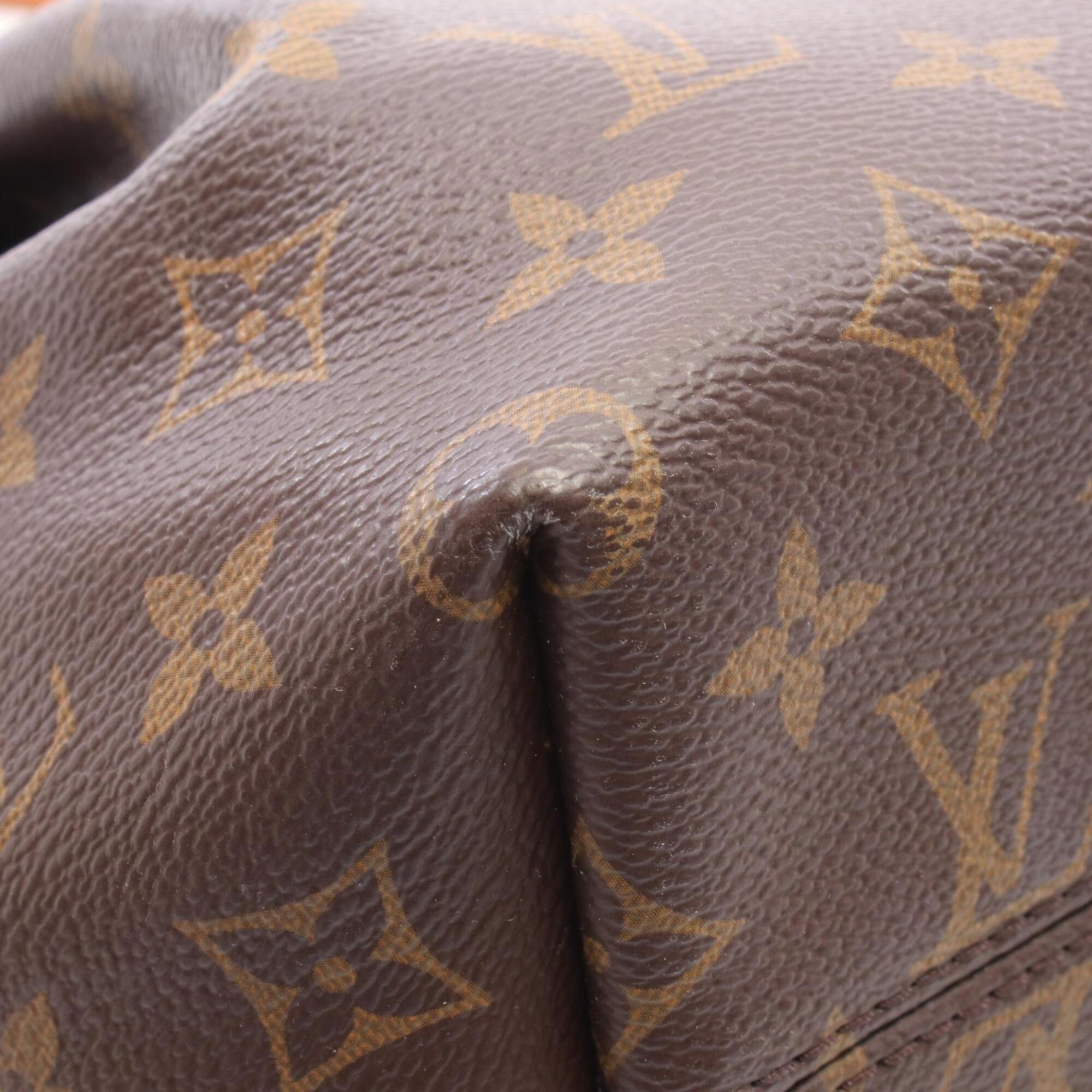 Louis Vuitton Brown Pvc Leather Handbag (Pre-Owned)